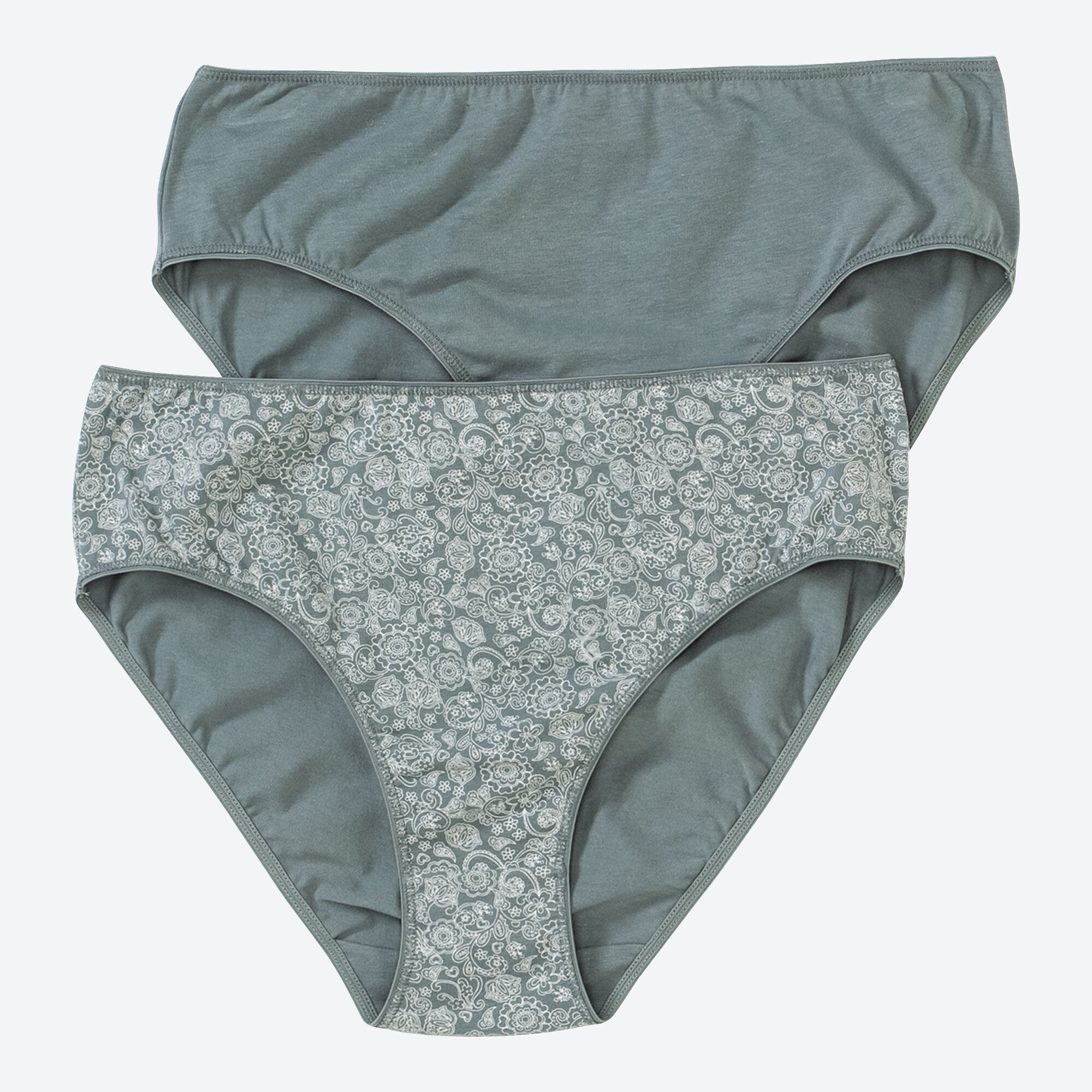 Damen-Rioslip mit Ornament-Muster, 2er-Pack
