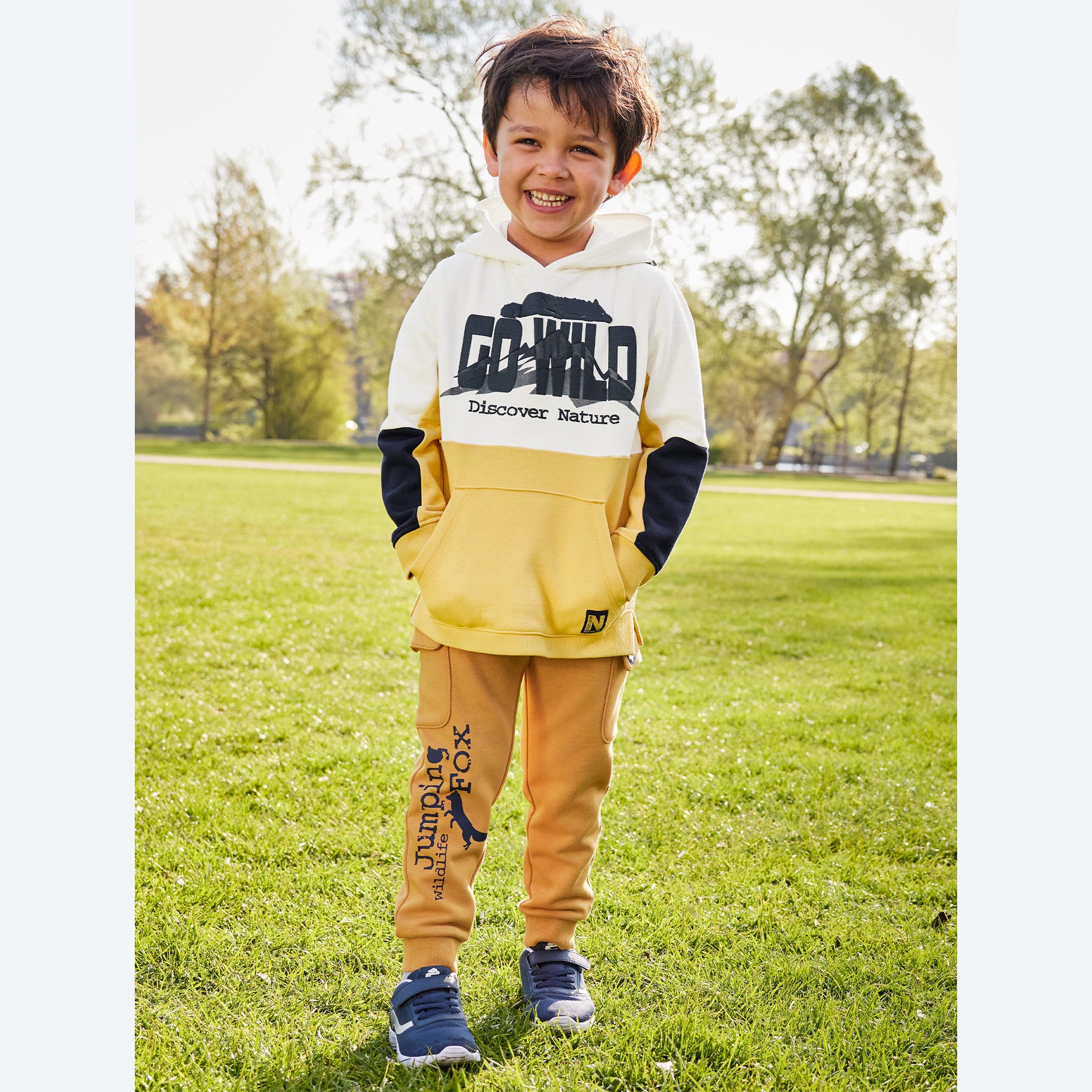 Jungen-Jogginghose mit Cargo-Taschen