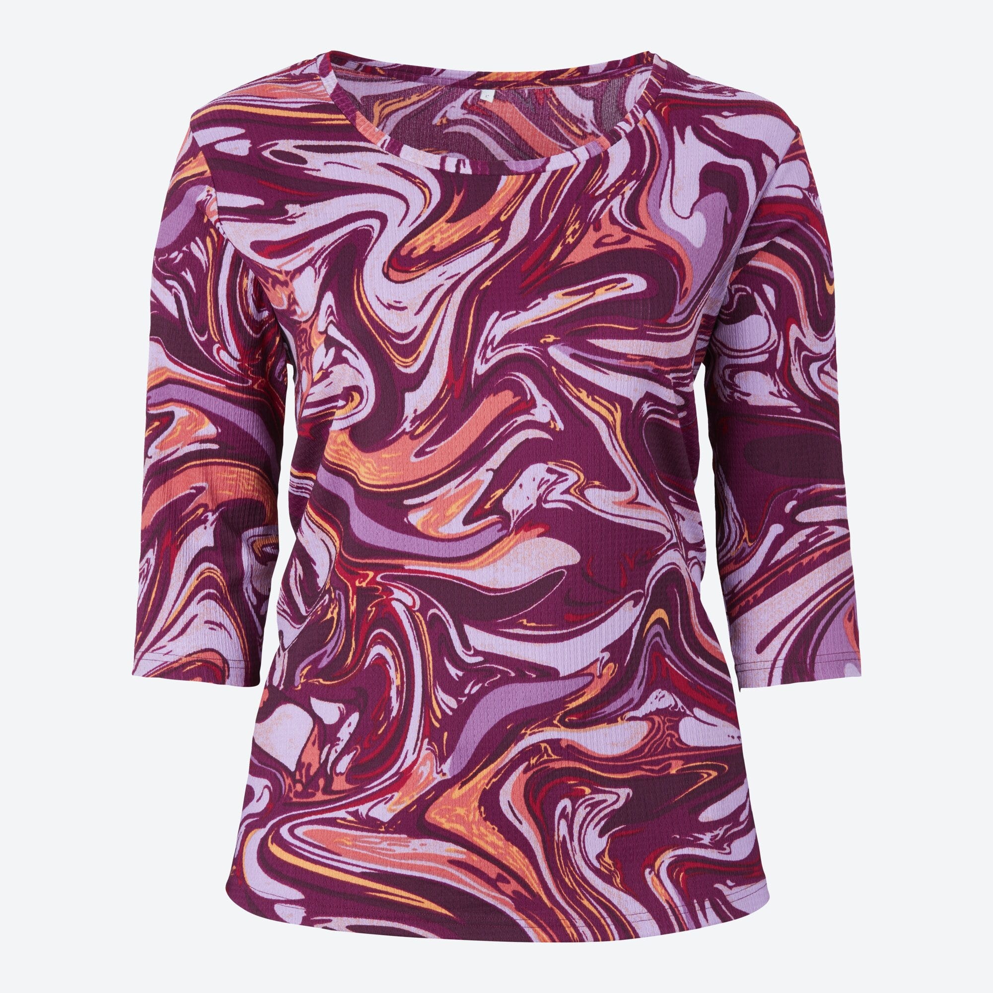 Damen-Shirt mit Trend-Muster, große Größen
