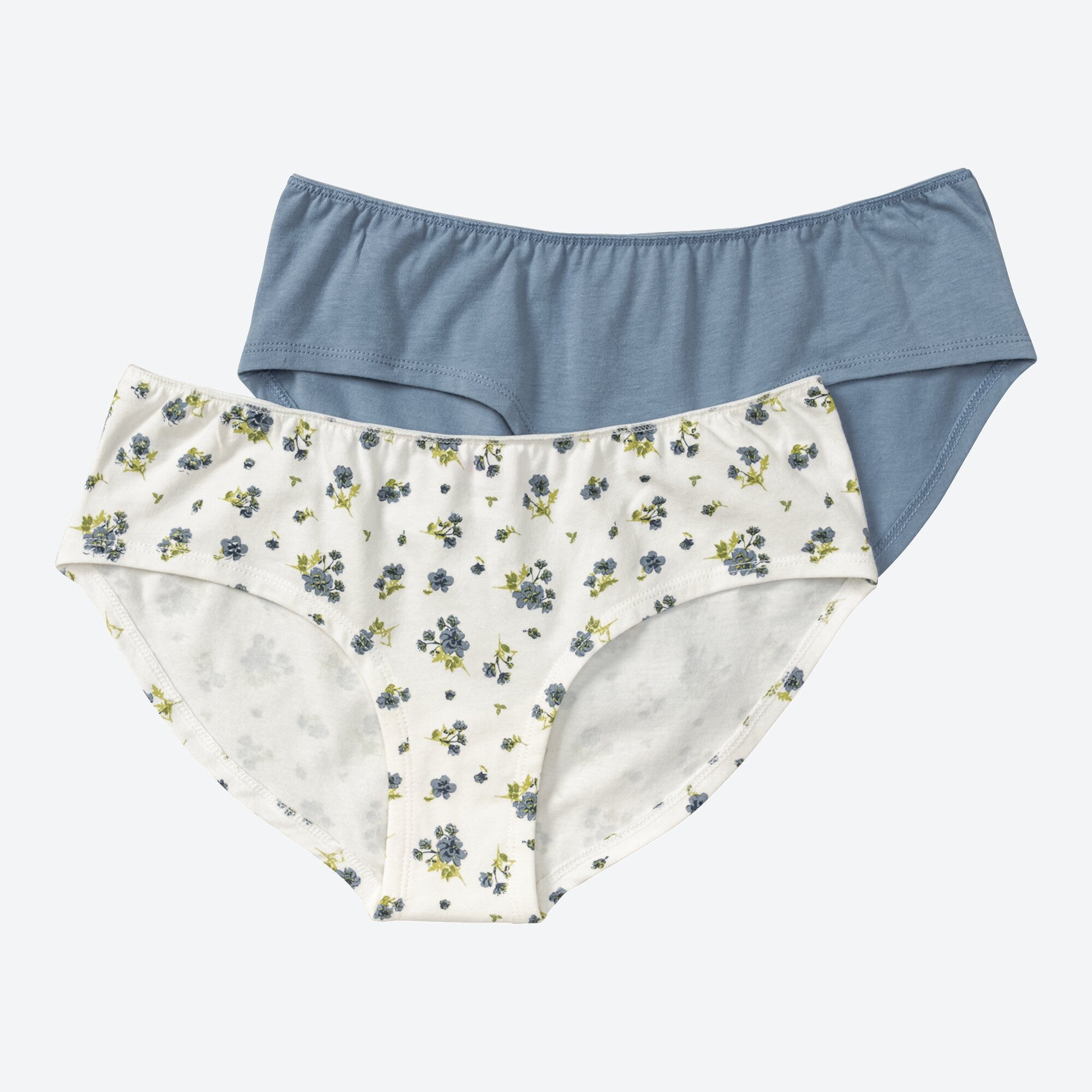 Damen-Panty mit Blumenmuster, 2er-Pack