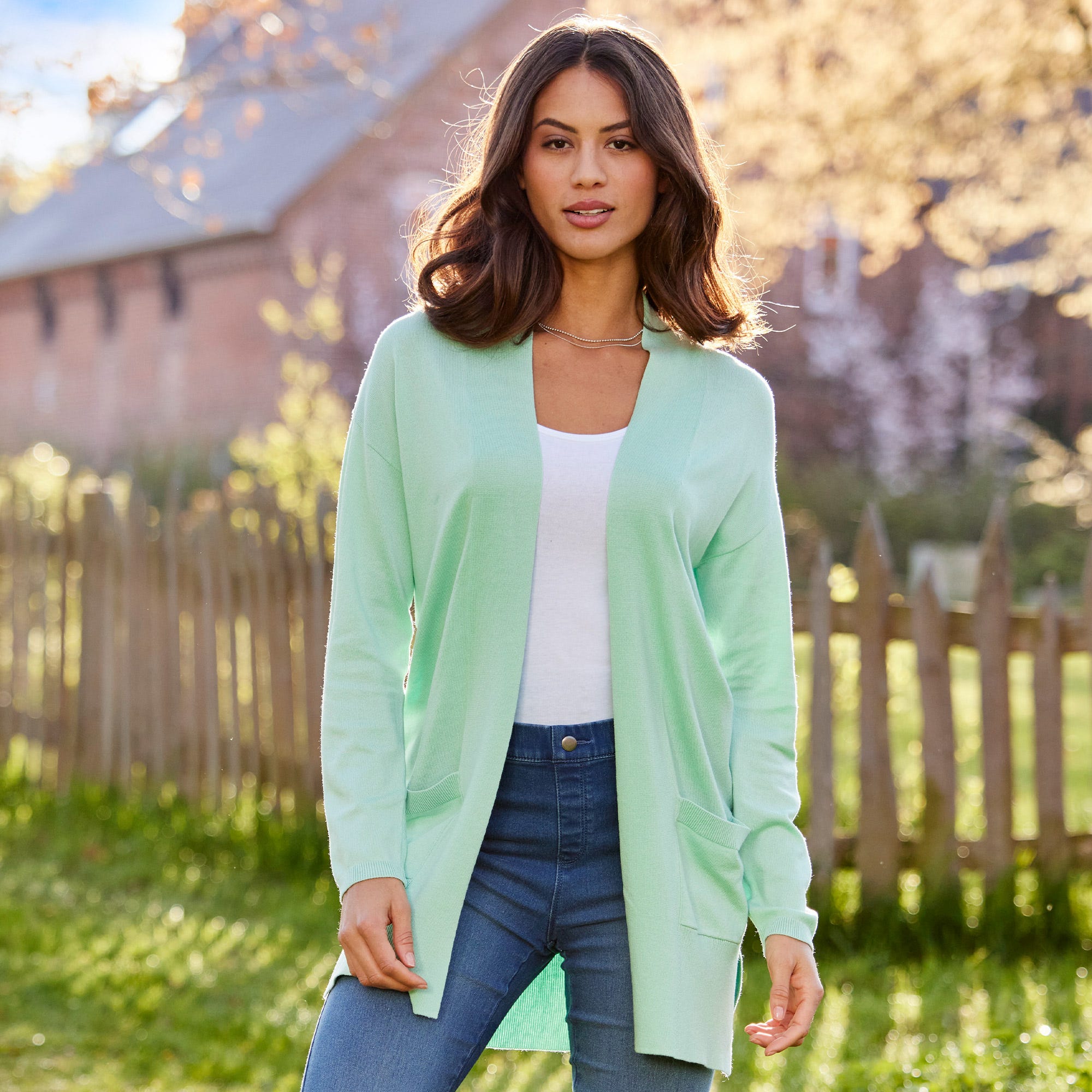 Damen-Strickjacke im Cardigan-Style
