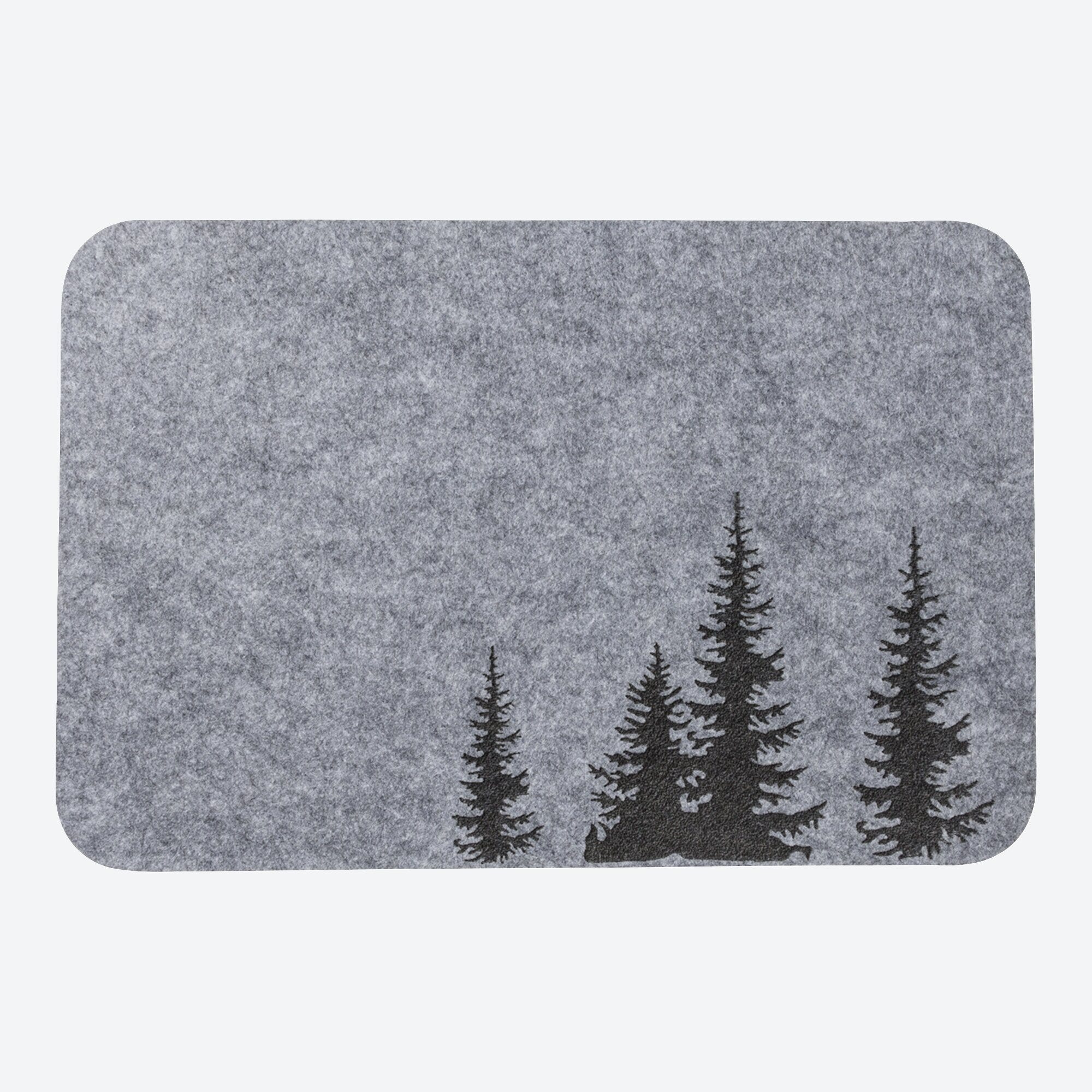 Filz-Platz-Set in Melange-Optik, ca. 30x45cm