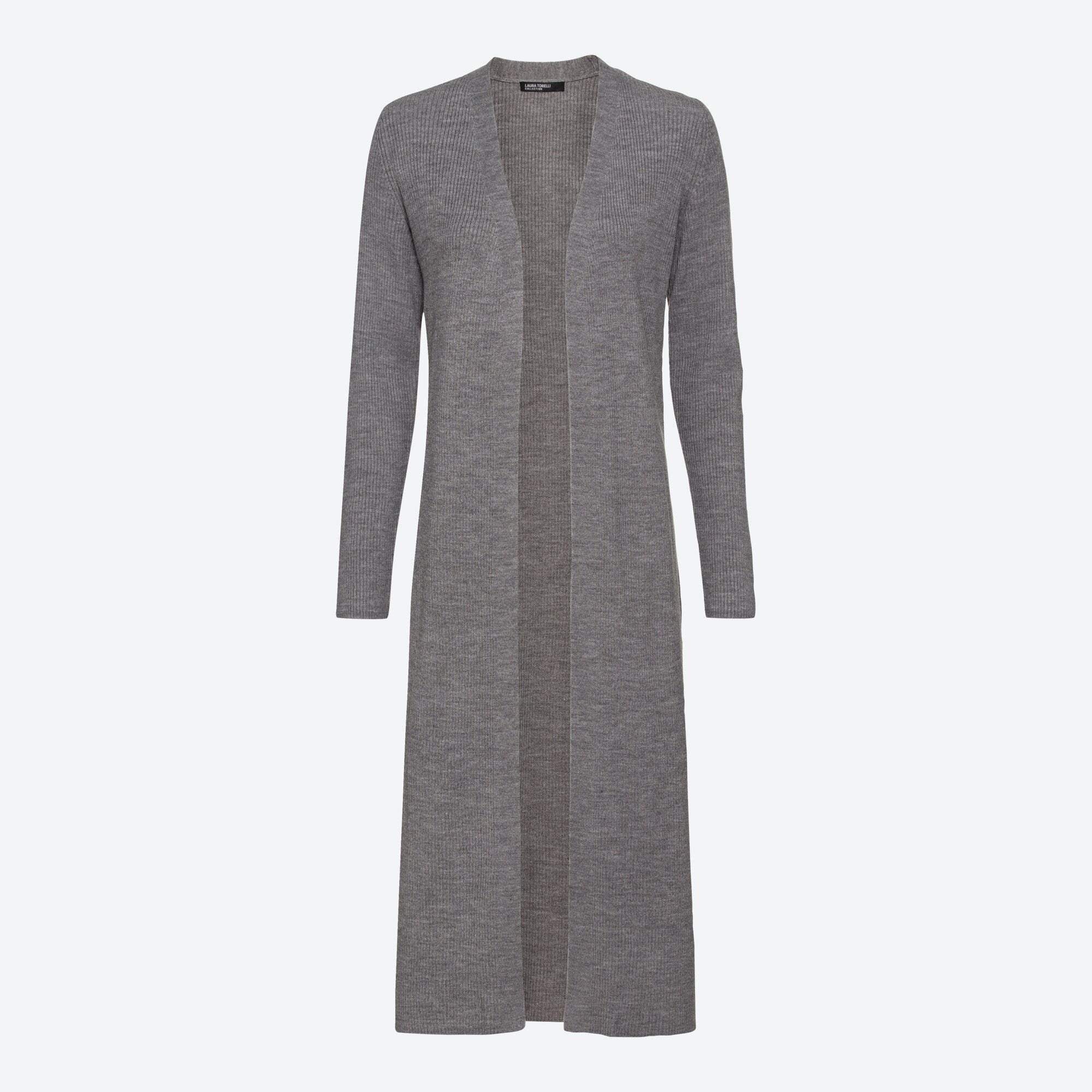 Damen-Longstrickjacke im Cardigan-Style