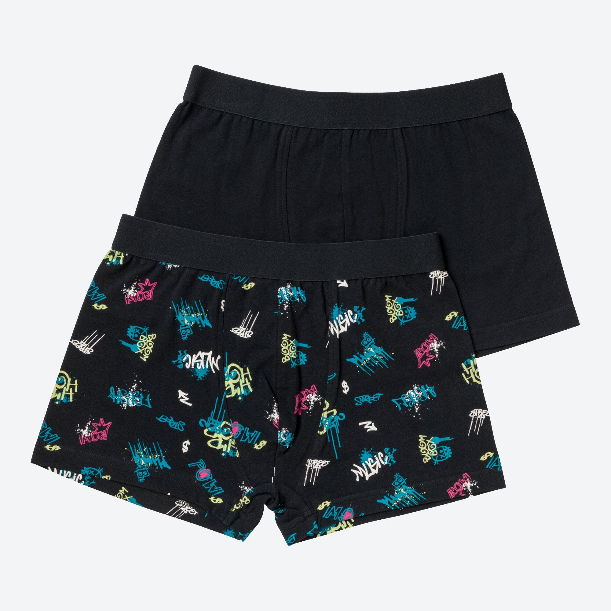 Jungen-Retroshorts in beliebtem Design, 2er-Pack