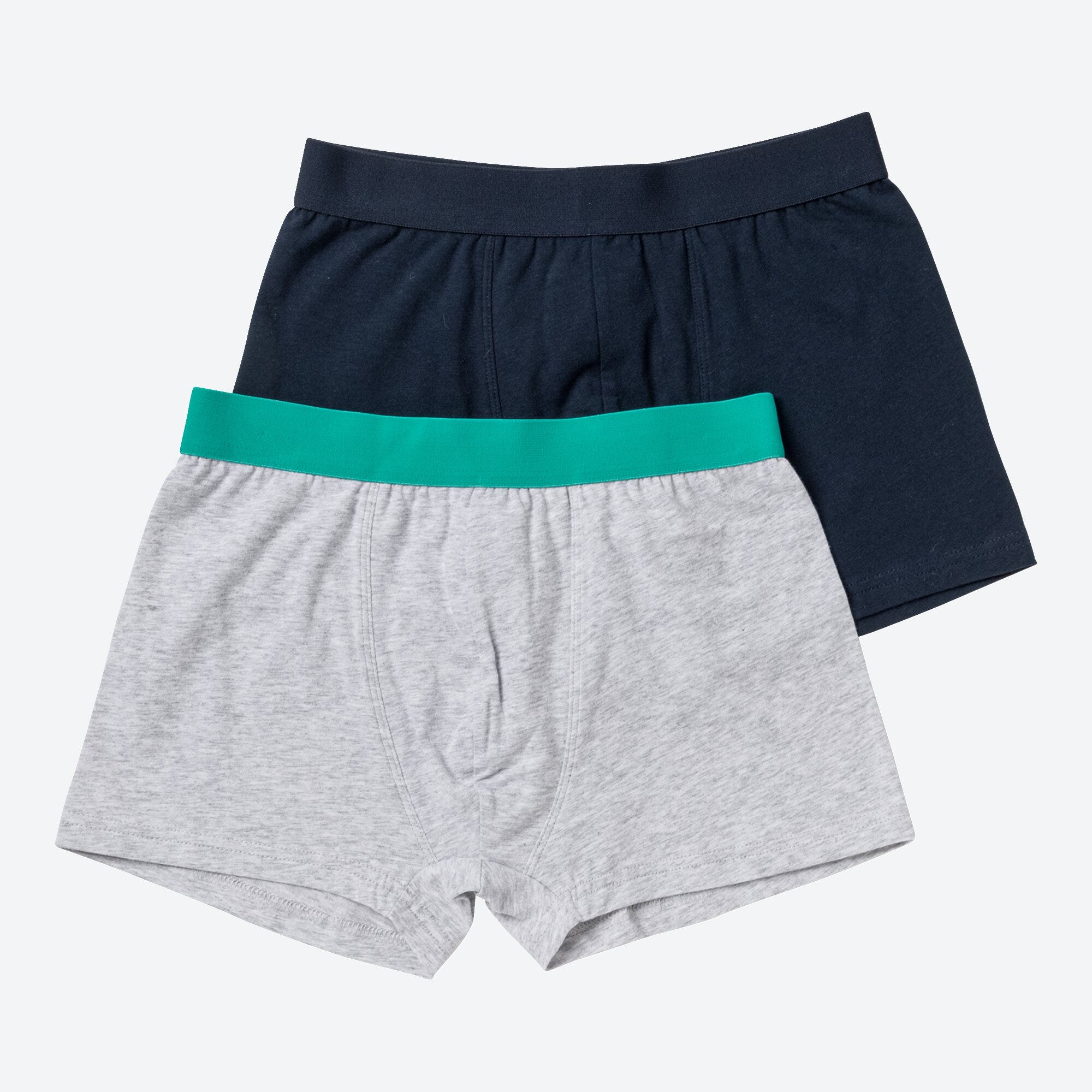 Jungen-Retroshorts mit Baumwolle, 2er-Pack