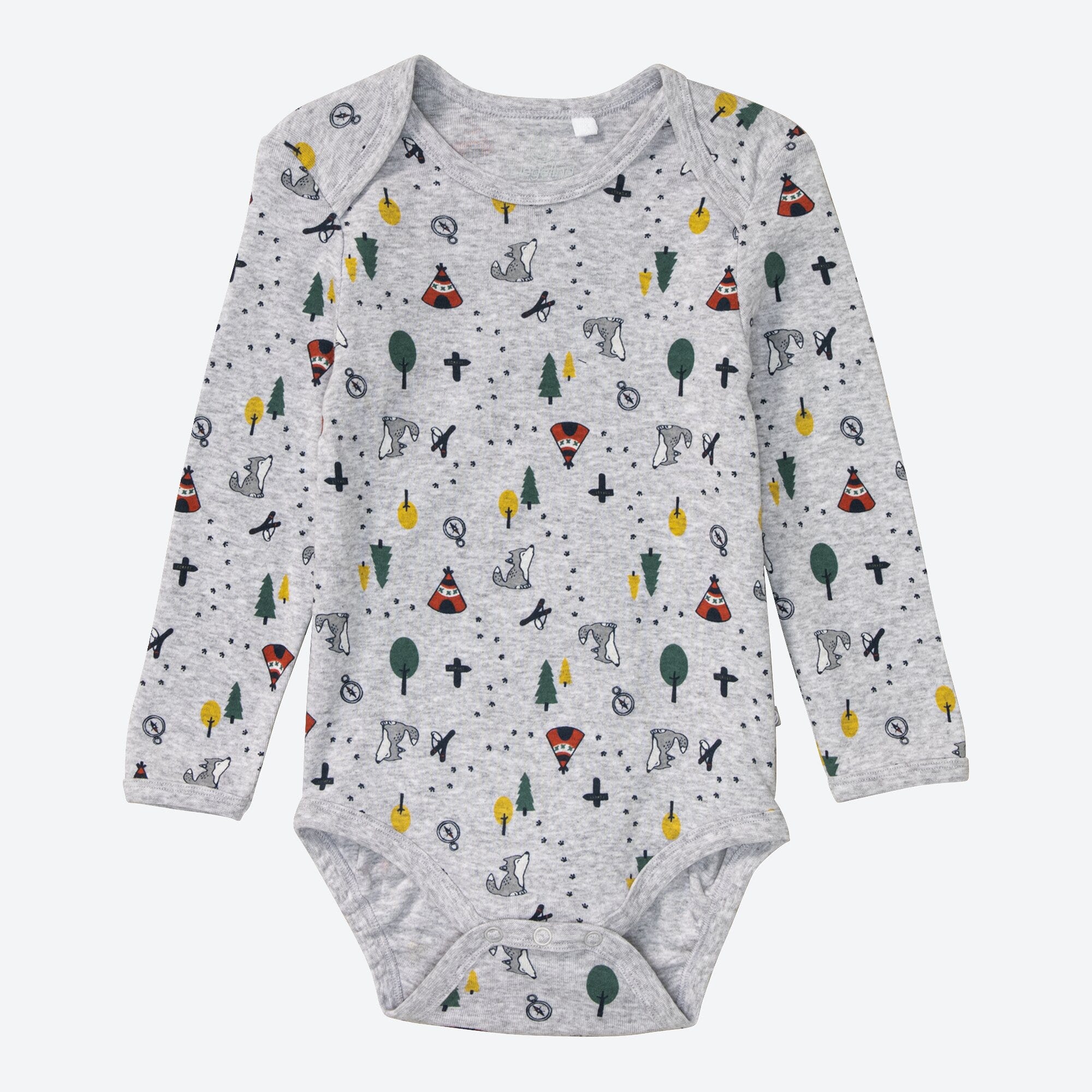 Baby-Jungen-Body mit Wald-Muster
