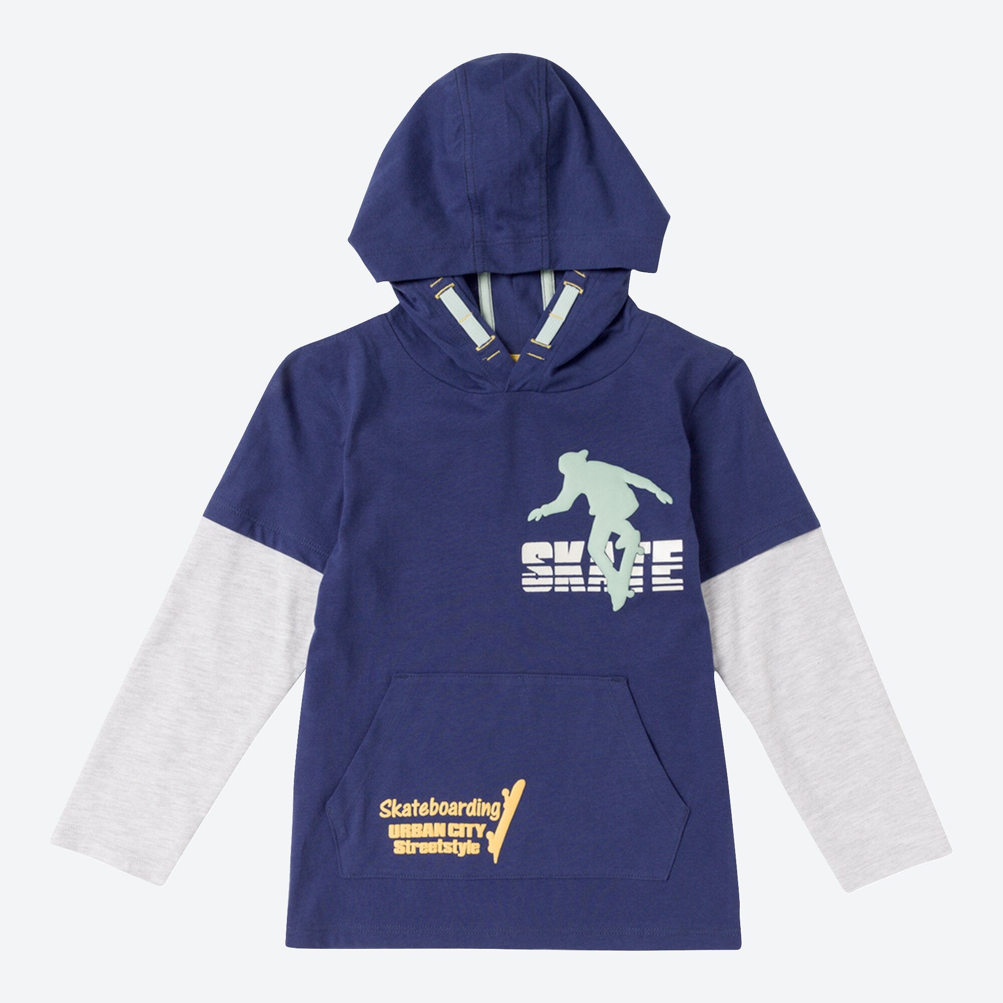 Jungen-Shirt mit Kapuze