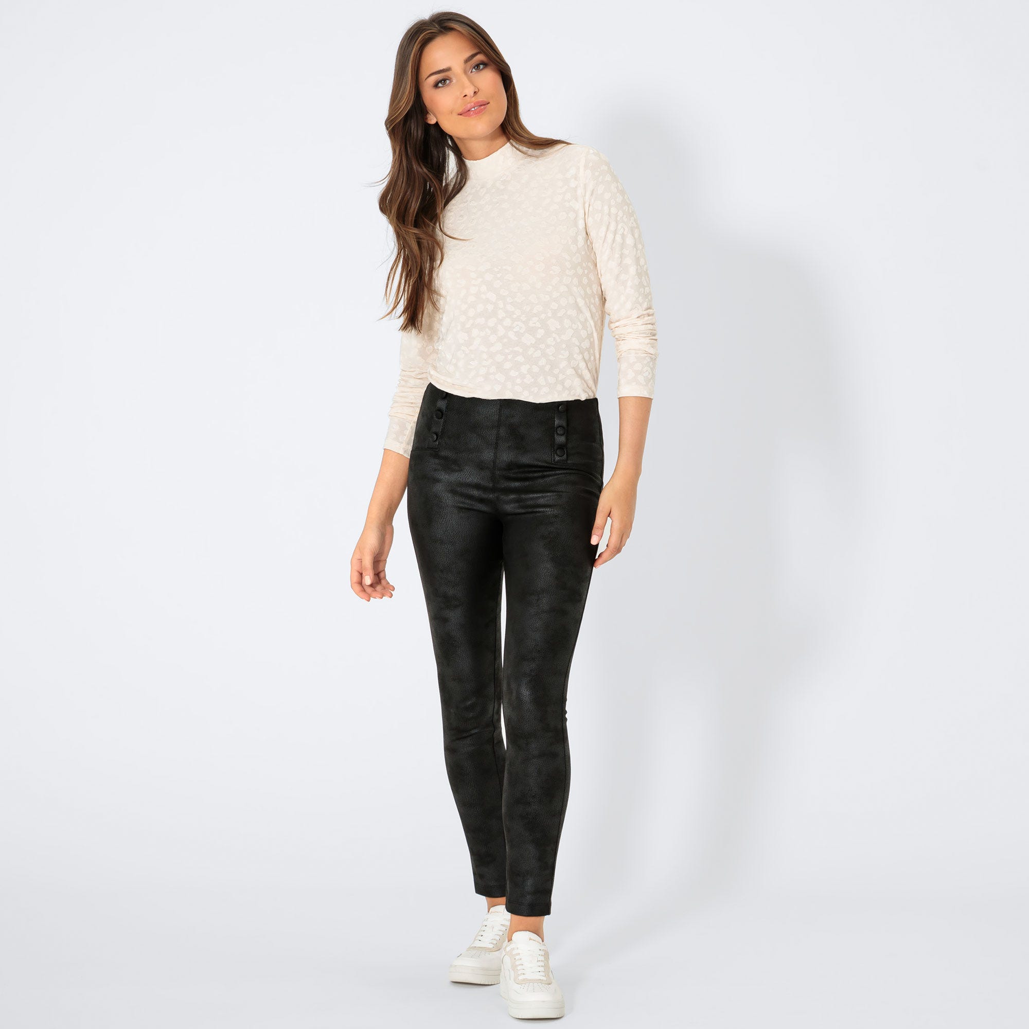 Damen-Hose in Leo-Optik