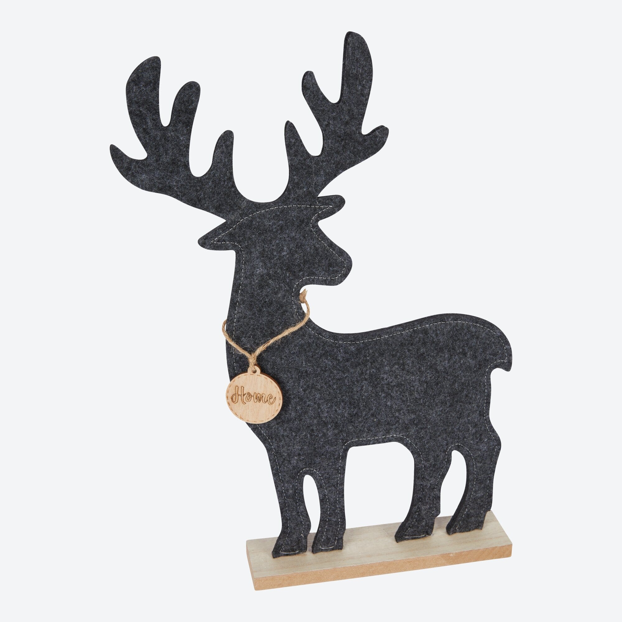 Deko-Hirsch aus Filz, ca. 28x4,5x39cm