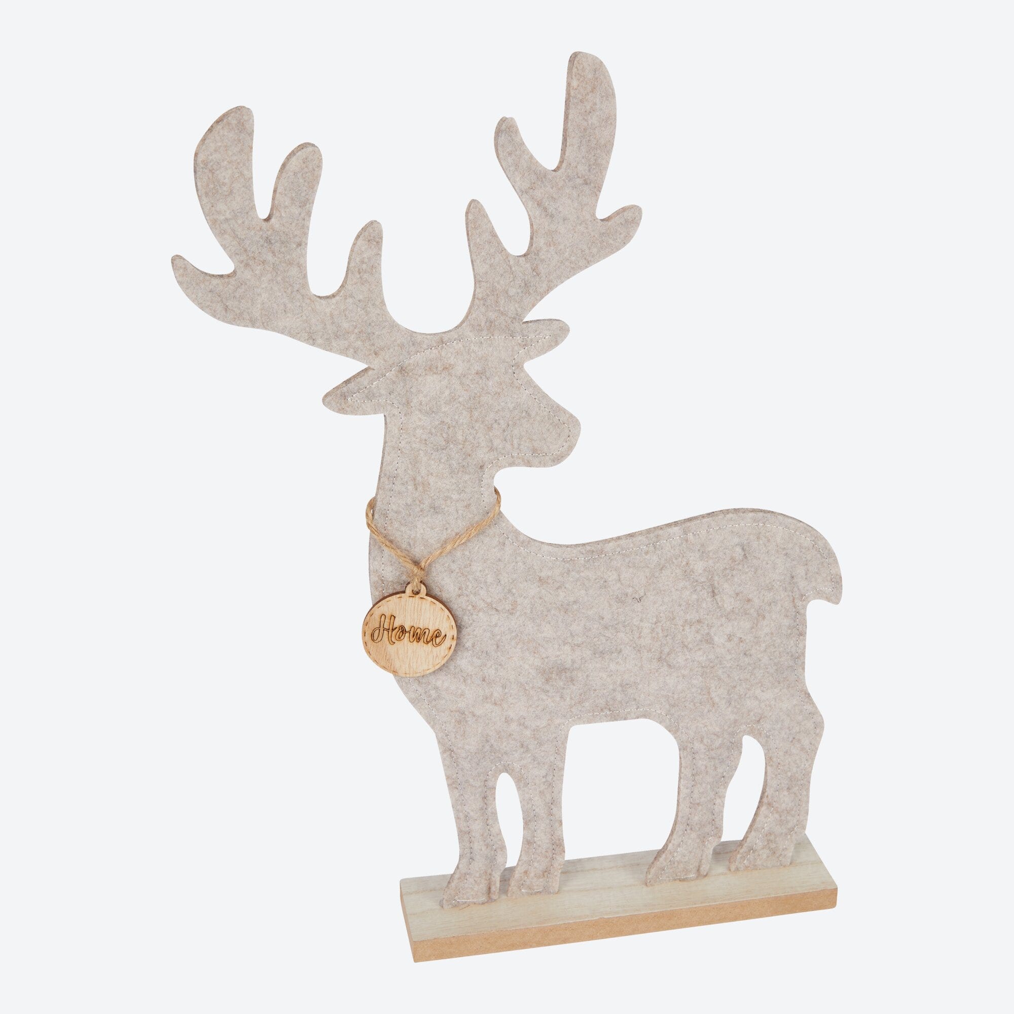 Deko-Hirsch aus Filz, ca. 28x4,5x39cm