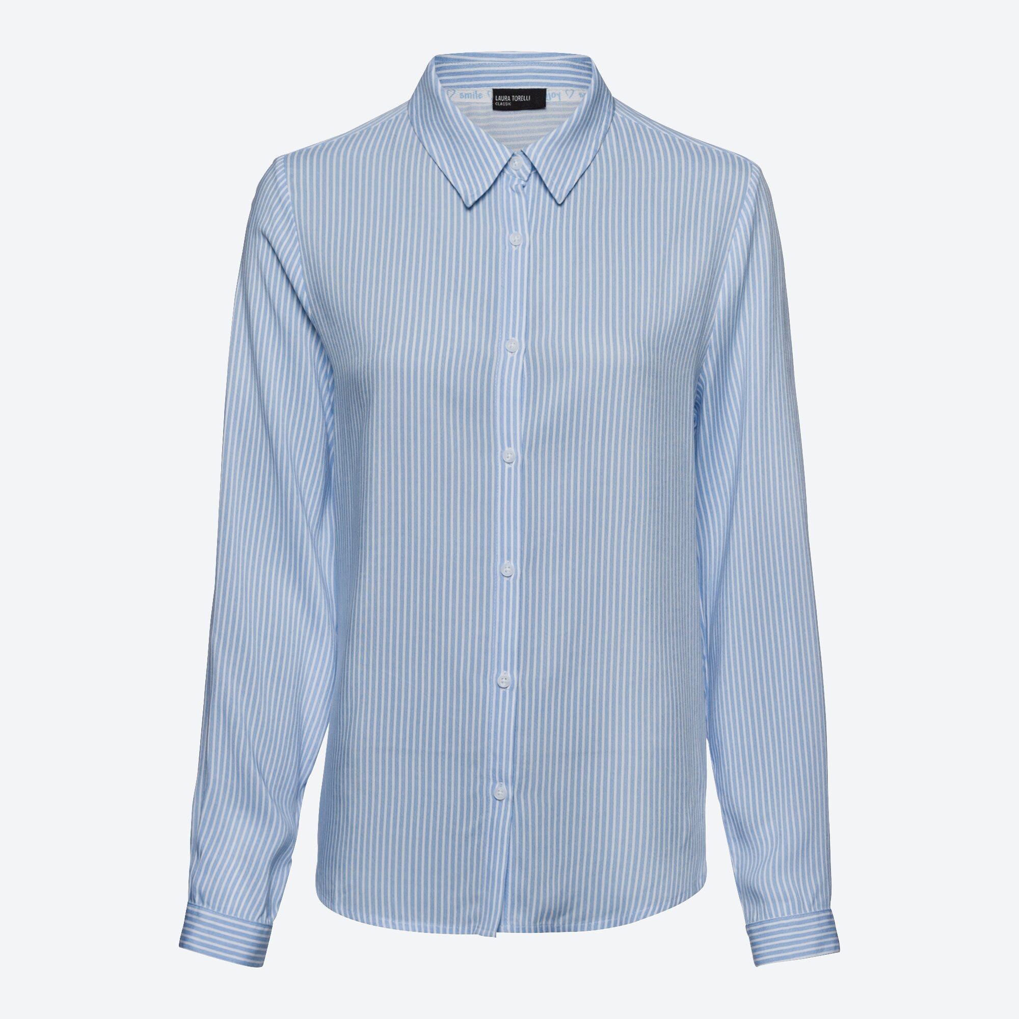 Damen-Bluse mit Längsstreifen