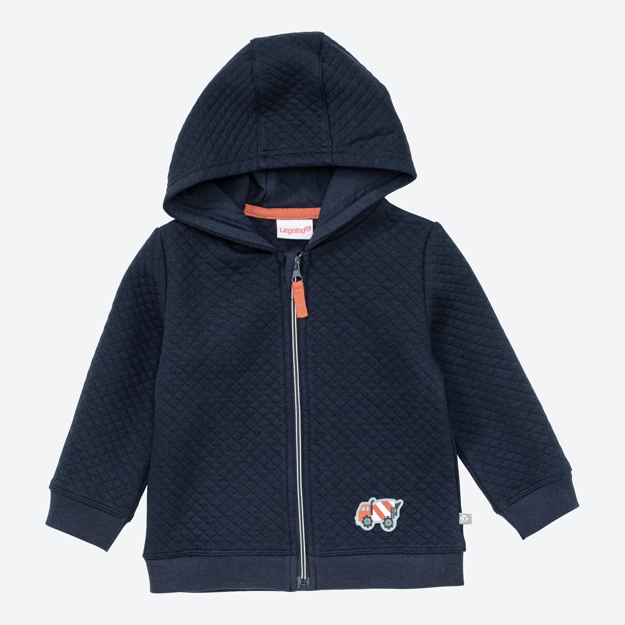 Baby-Jungen-Sweatjacke in Waffel-Optik