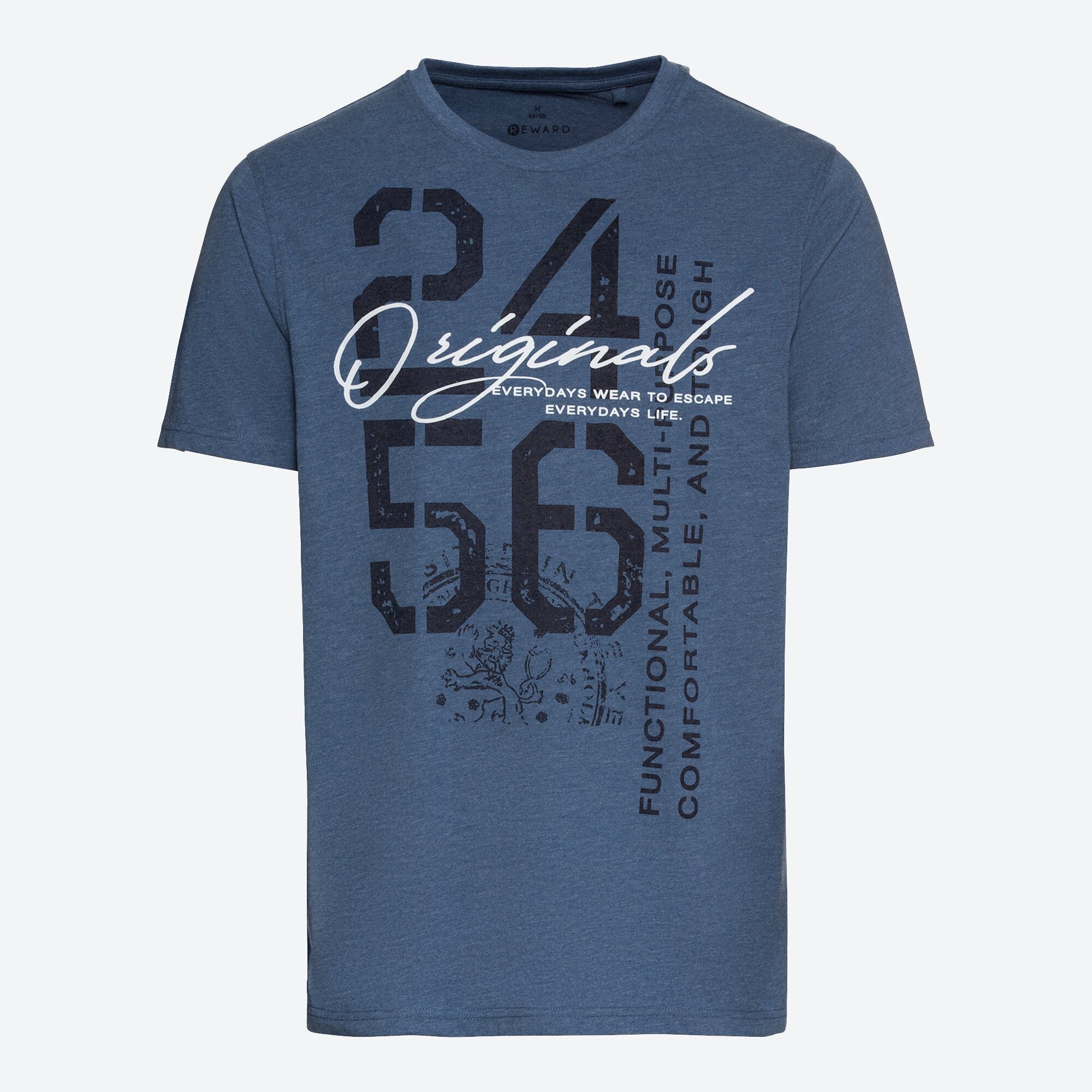 Herren-T-Shirt mit großem Frontaufdruck