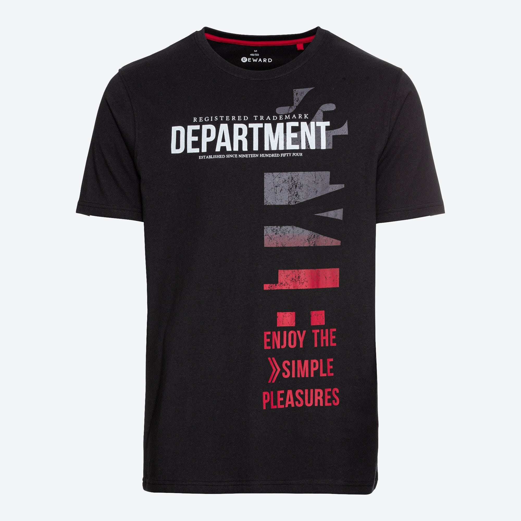 Herren-T-Shirt mit trendigem Aufdruck