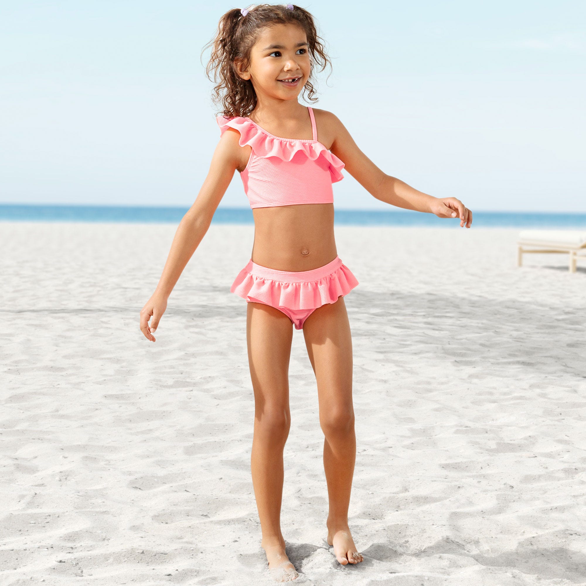 Mädchen-Bikini-Set mit schicken Volants, 2-teilig | NKD