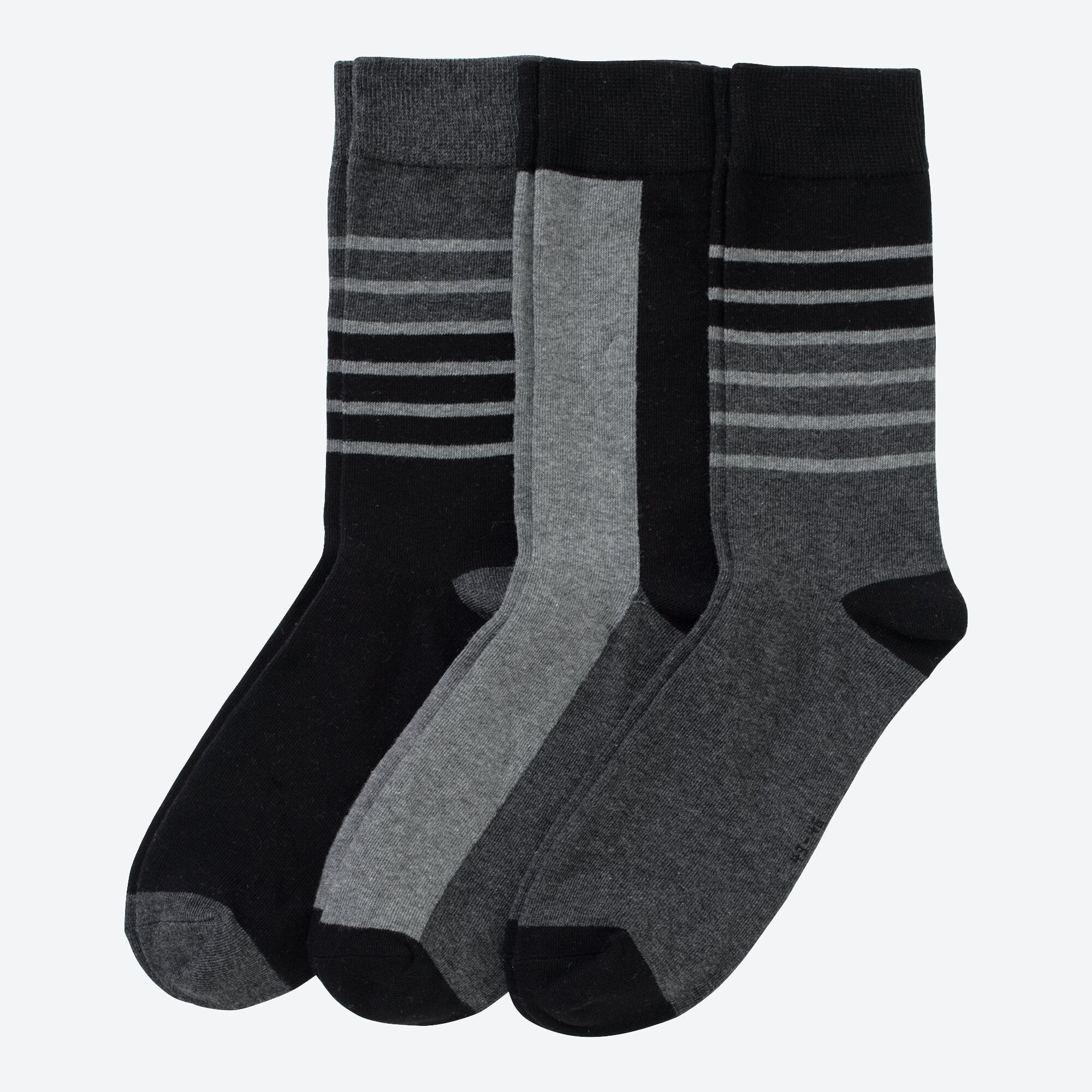 Herren-Socken mit Trend-Design, 3er-Pack