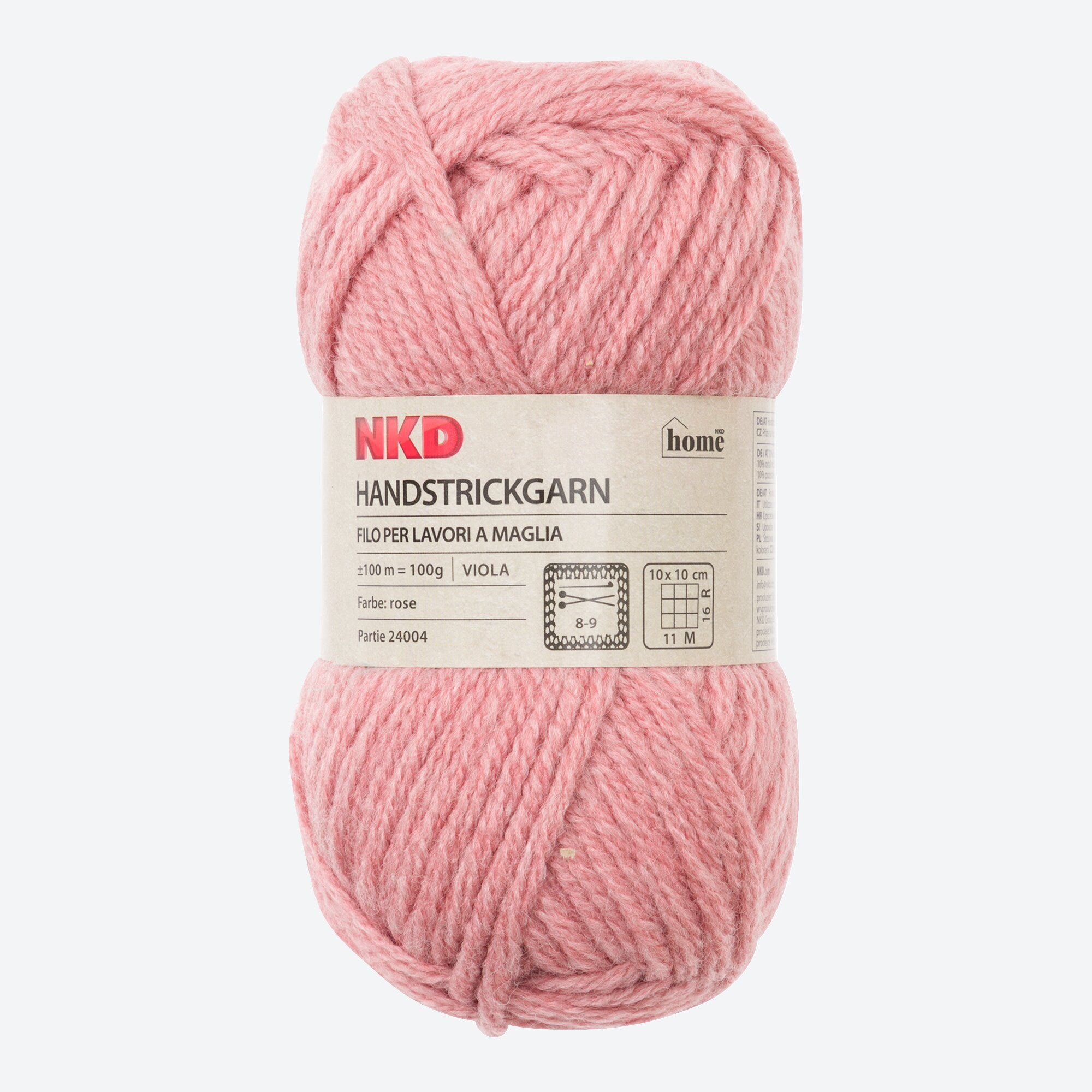 Handstrickgarn in unterschiedlichen Varianten