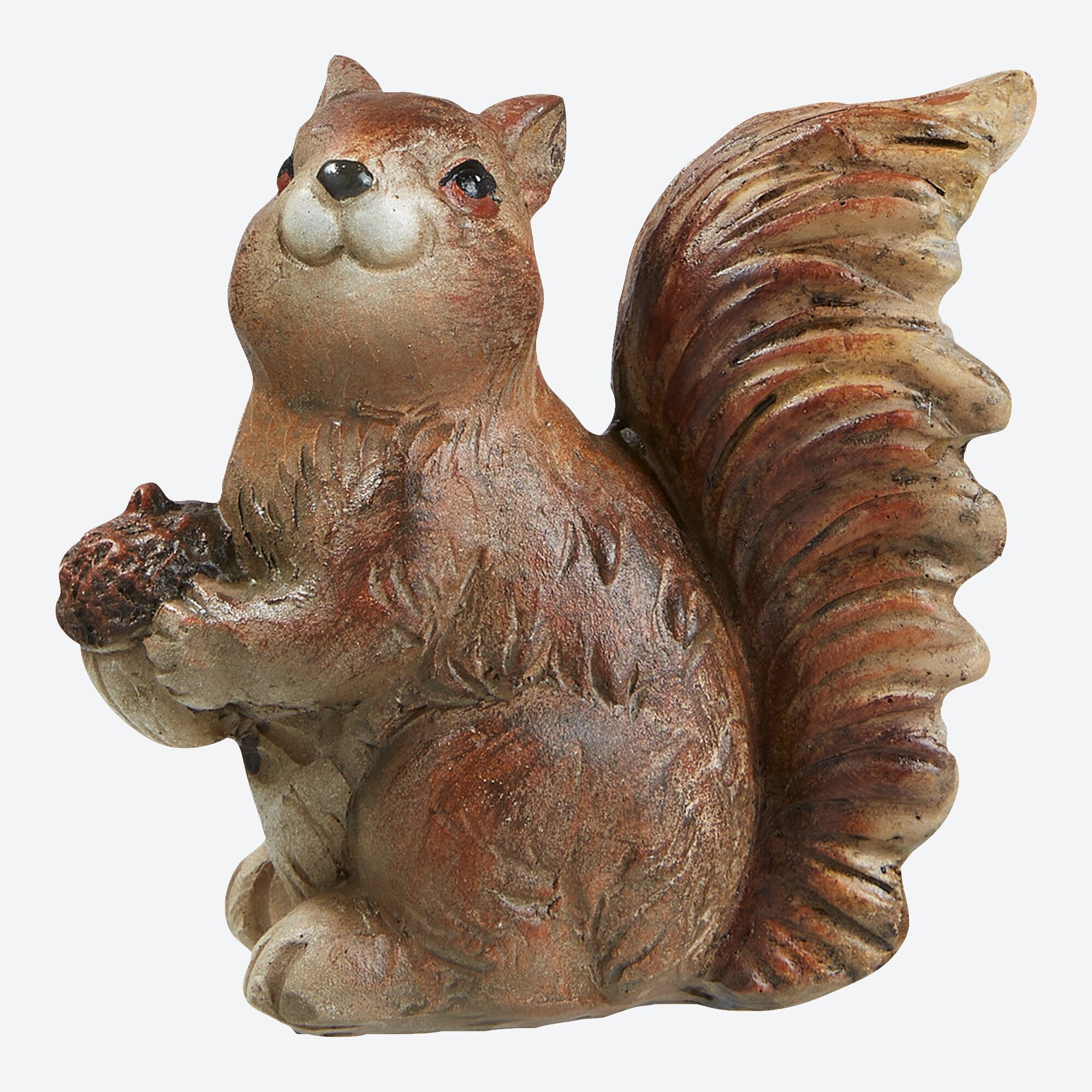 Deko-Eichhörnchen in realistischer Optik, ca. 9x4x8cm