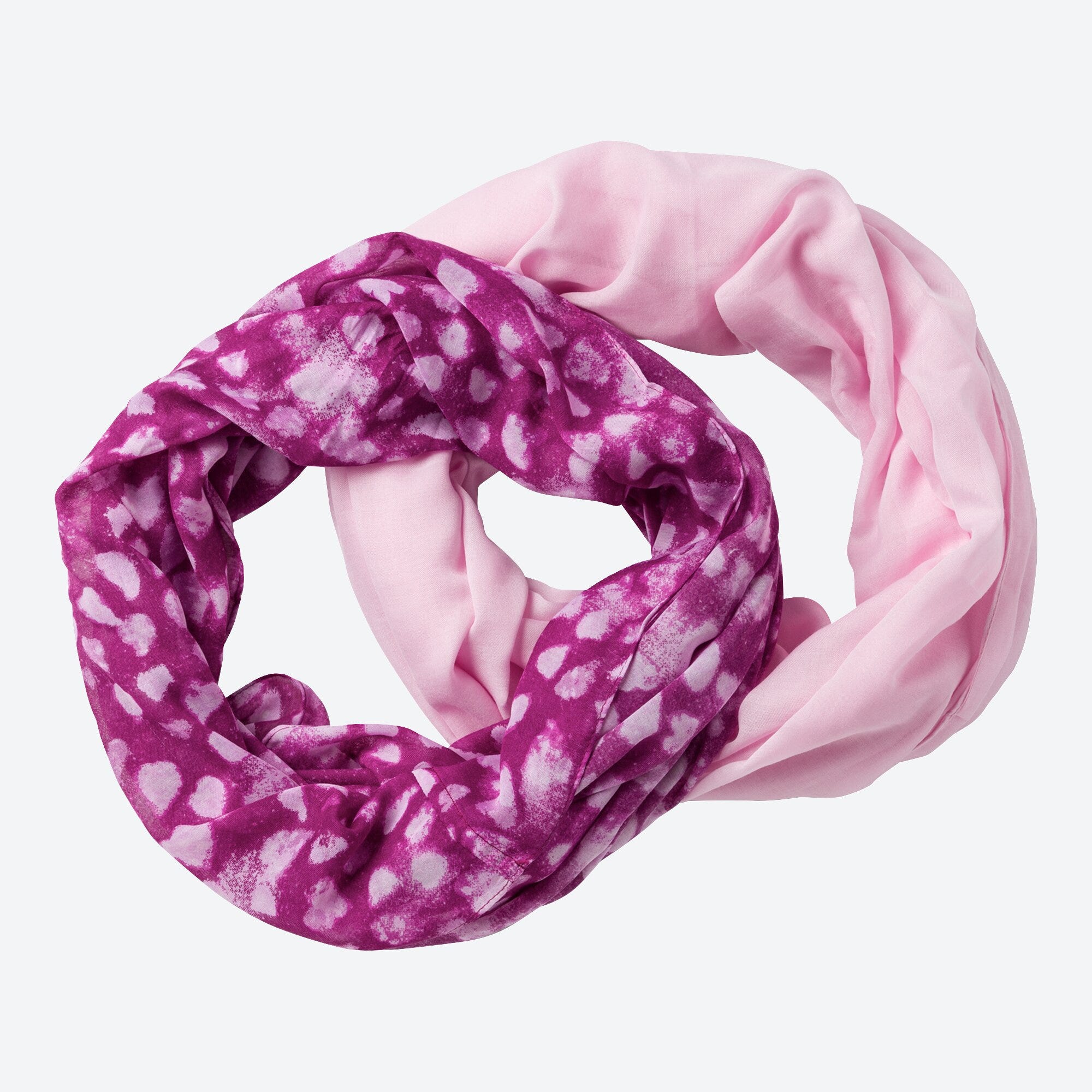 Damen-Loop-Tuch mit hübschem Muster, 2er-Pack
