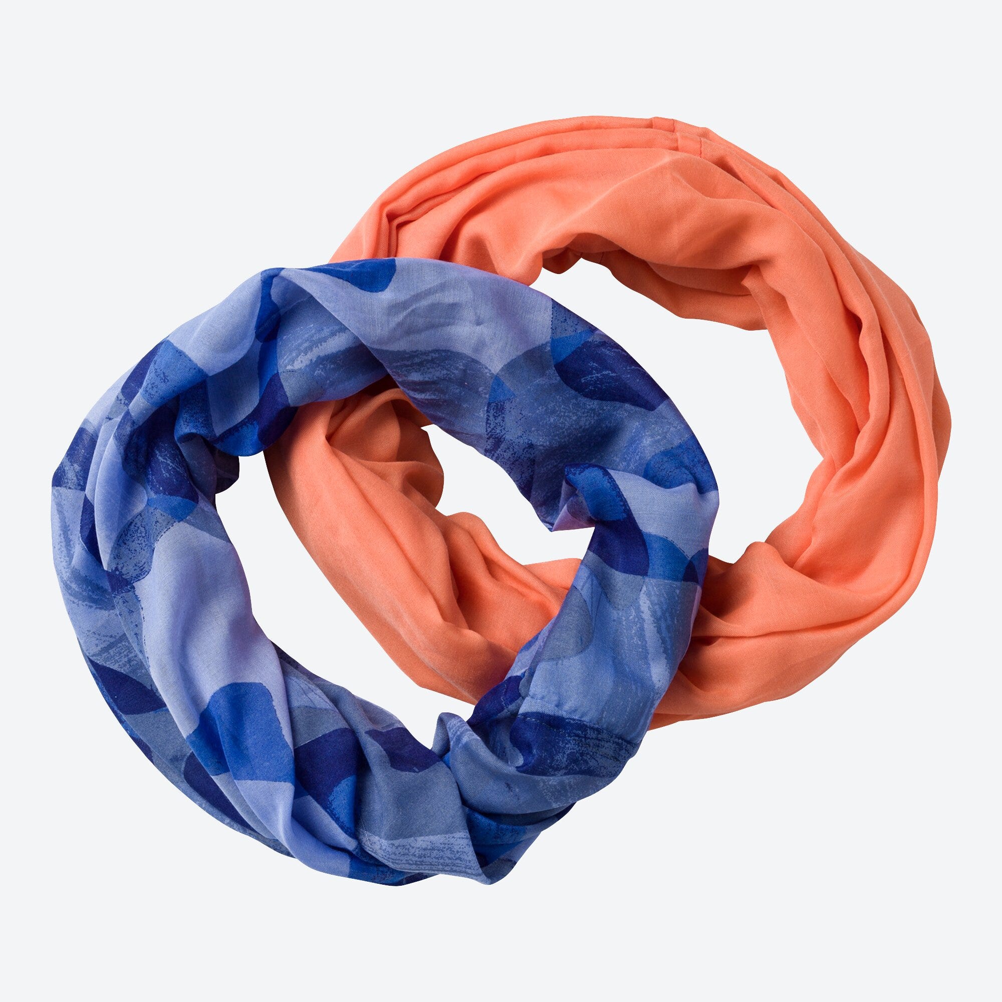 Damen-Loop-Tuch mit hübschem Muster, 2er-Pack