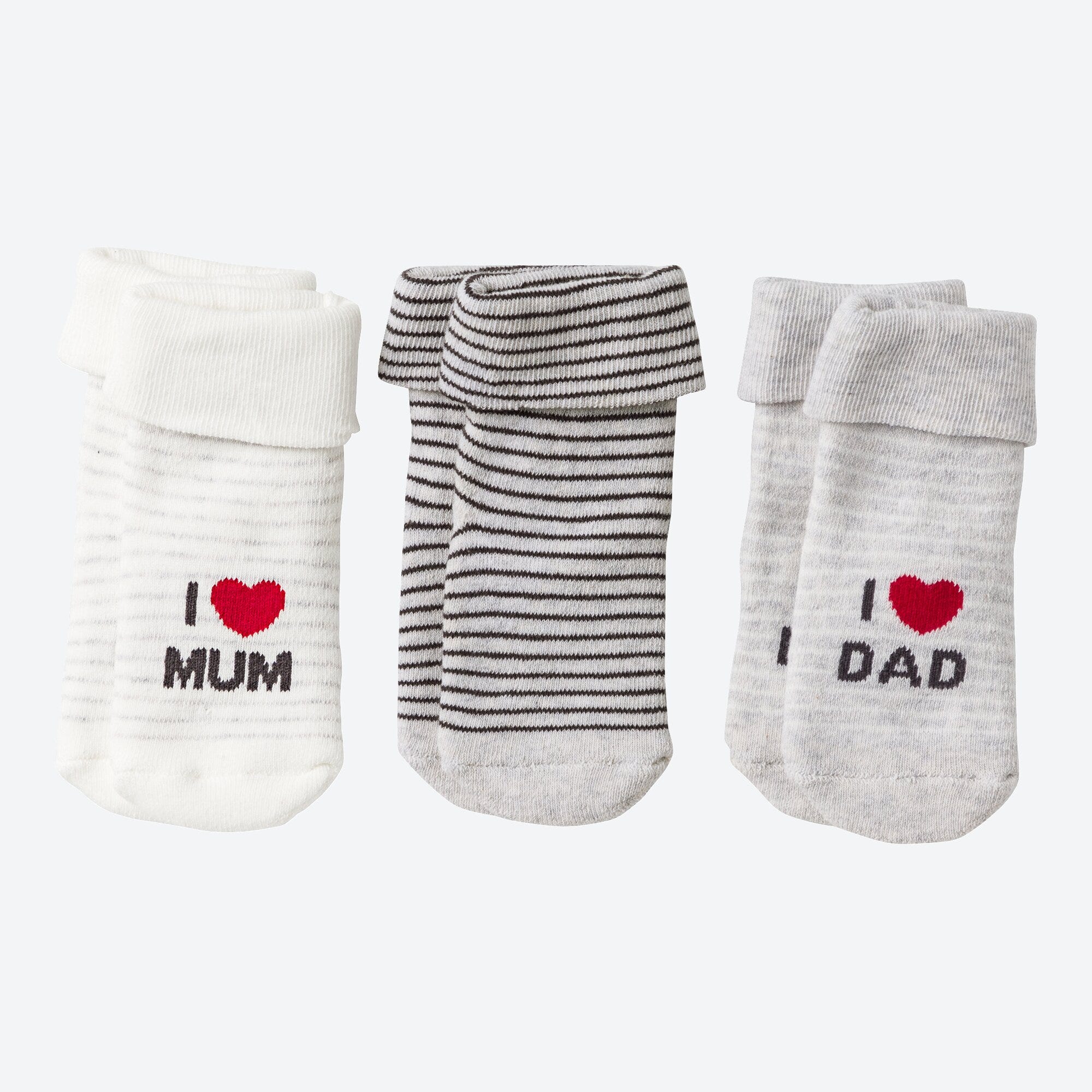 Baby-Frottee-Socken in niedlichem Design, 3er-Pack