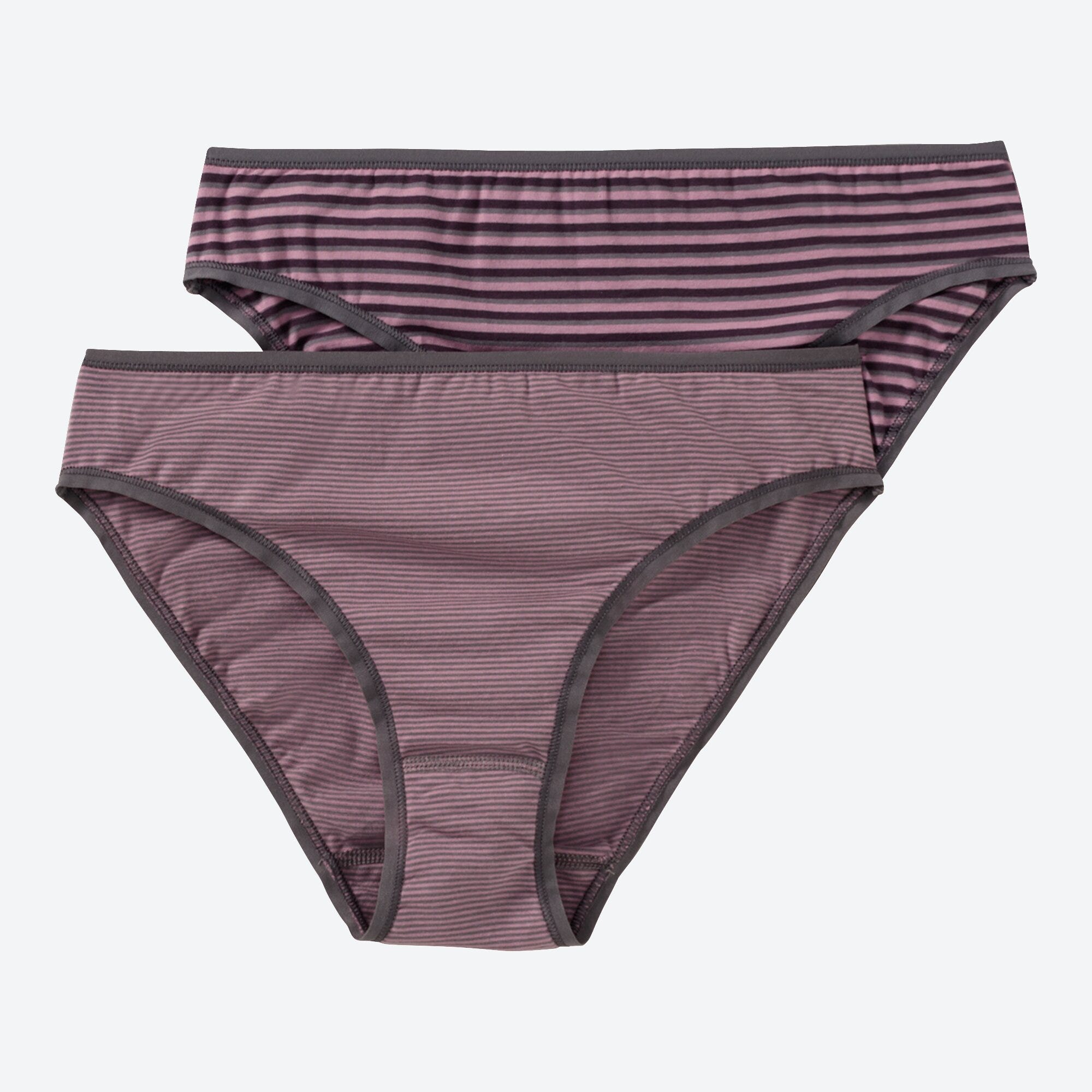 Damen-Minislip mit Streifen, 2er-Pack
