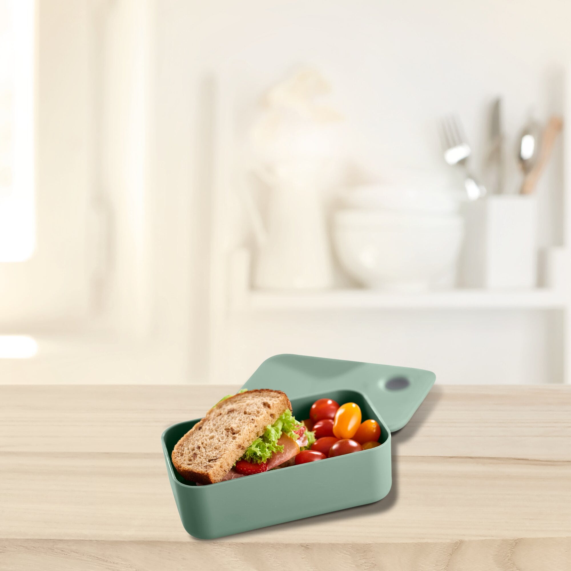Lunchbox mit Trenner, ca. 19x11x6cm