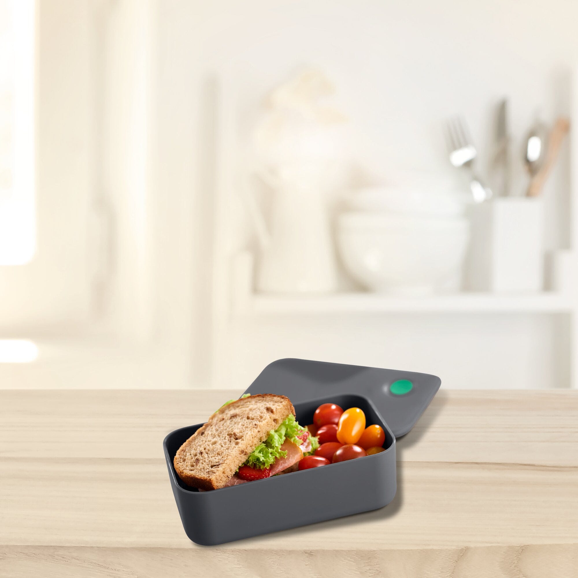 Lunchbox mit Trenner, ca. 19x11x6cm