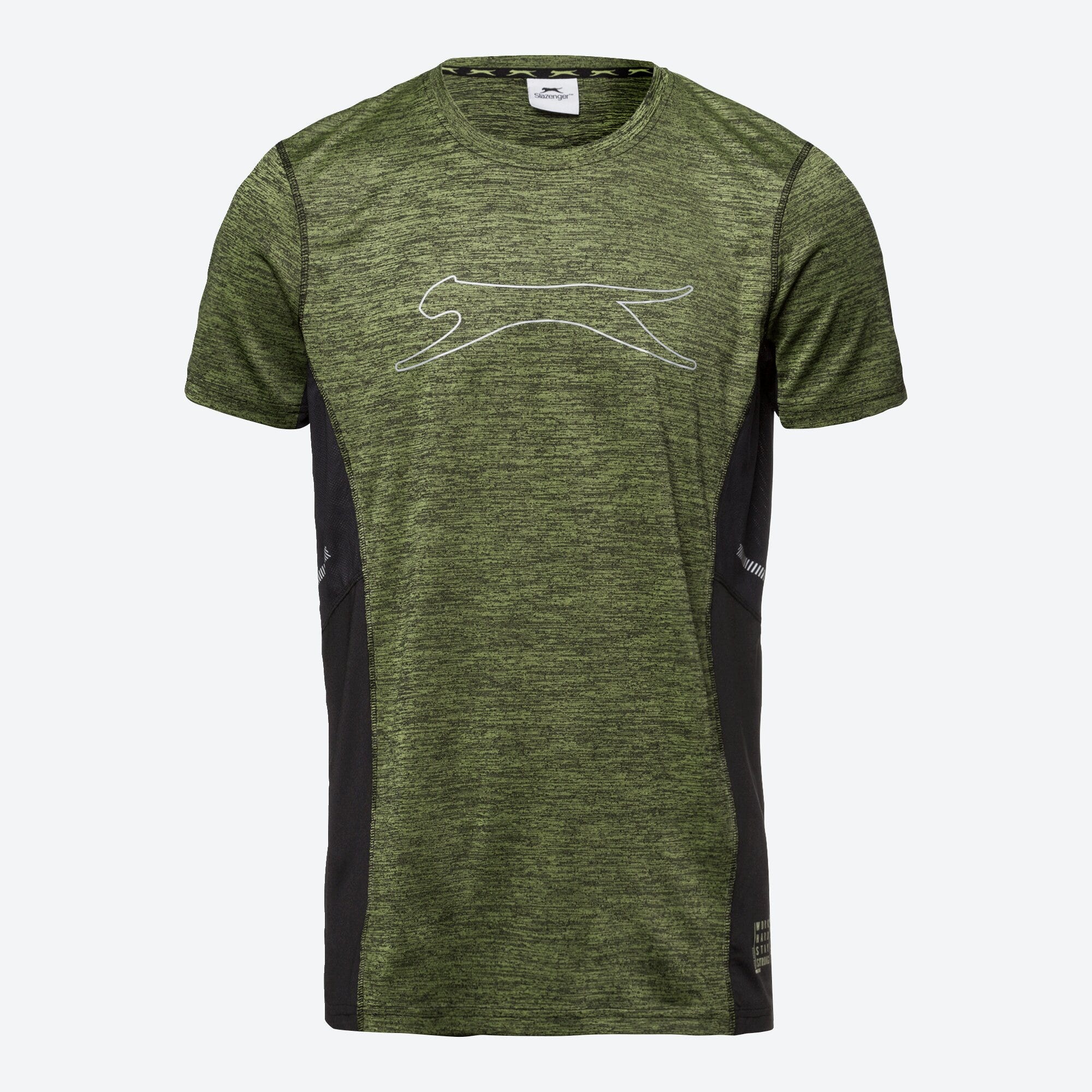 Herren-Funktion-T-Shirt mit Rundhalsausschnitt
