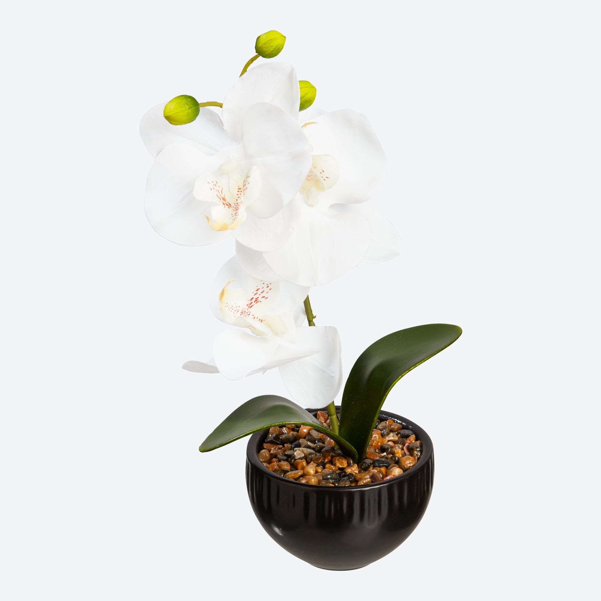 Deko-Kunstblume "Orchidee" im Topf, ca. 9x9x22cm