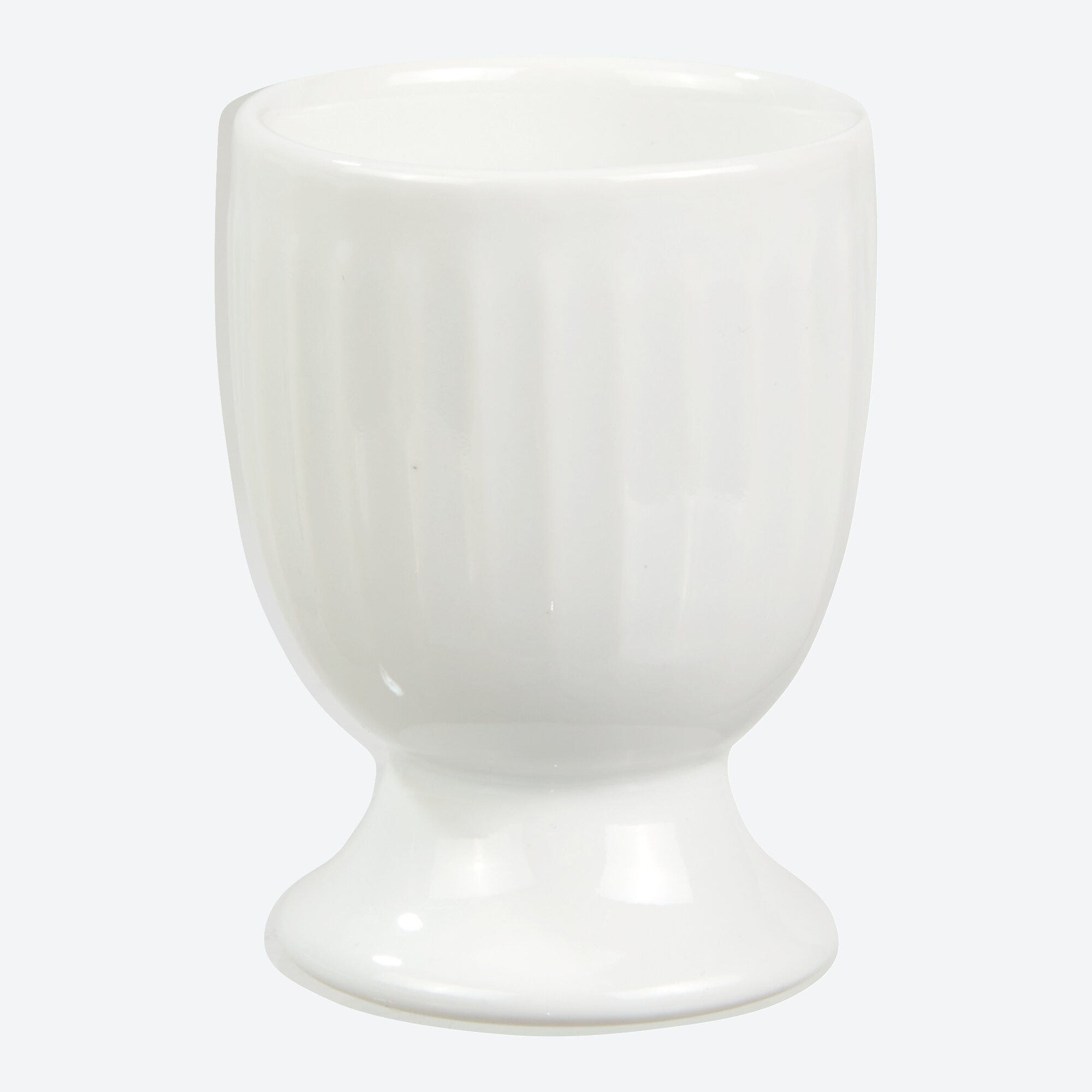 Eierbecher mit Rillen, ca. 5x6,5cm