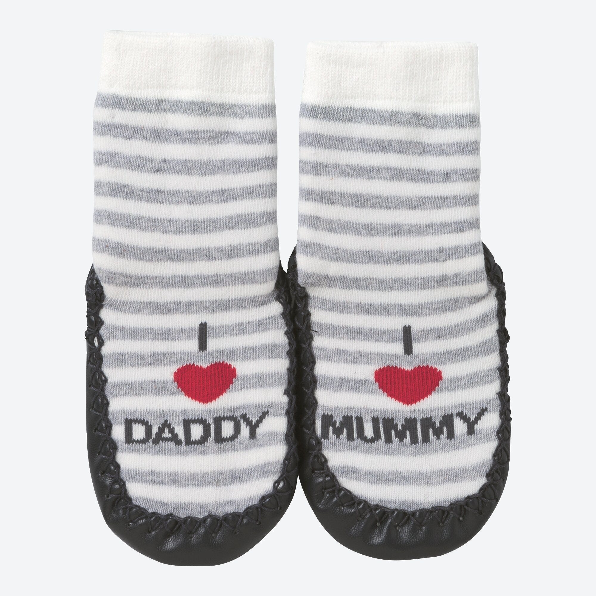 Baby-Hüttenschuhe mit Haftprint