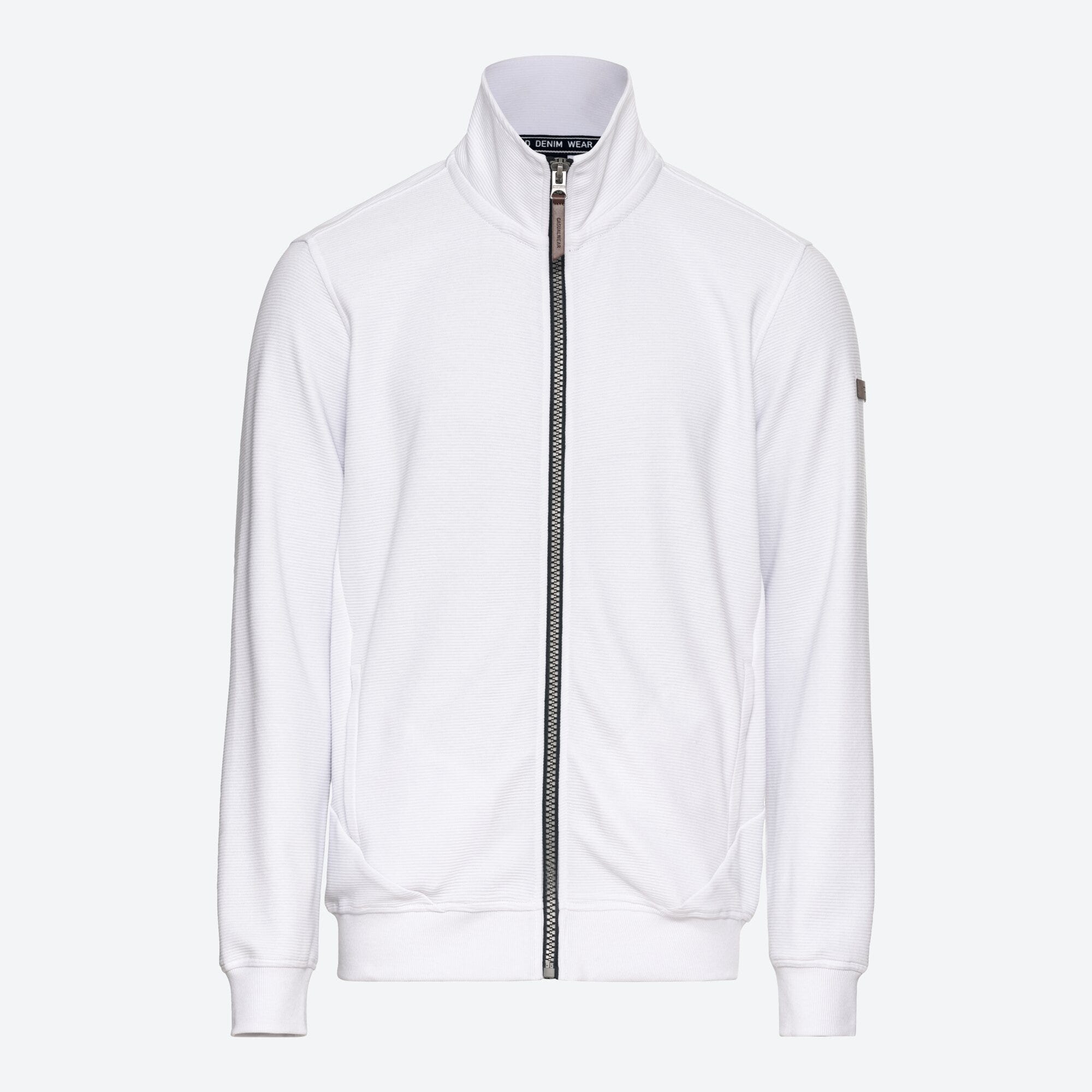Herren-Sweatjacke mit Stehkragen