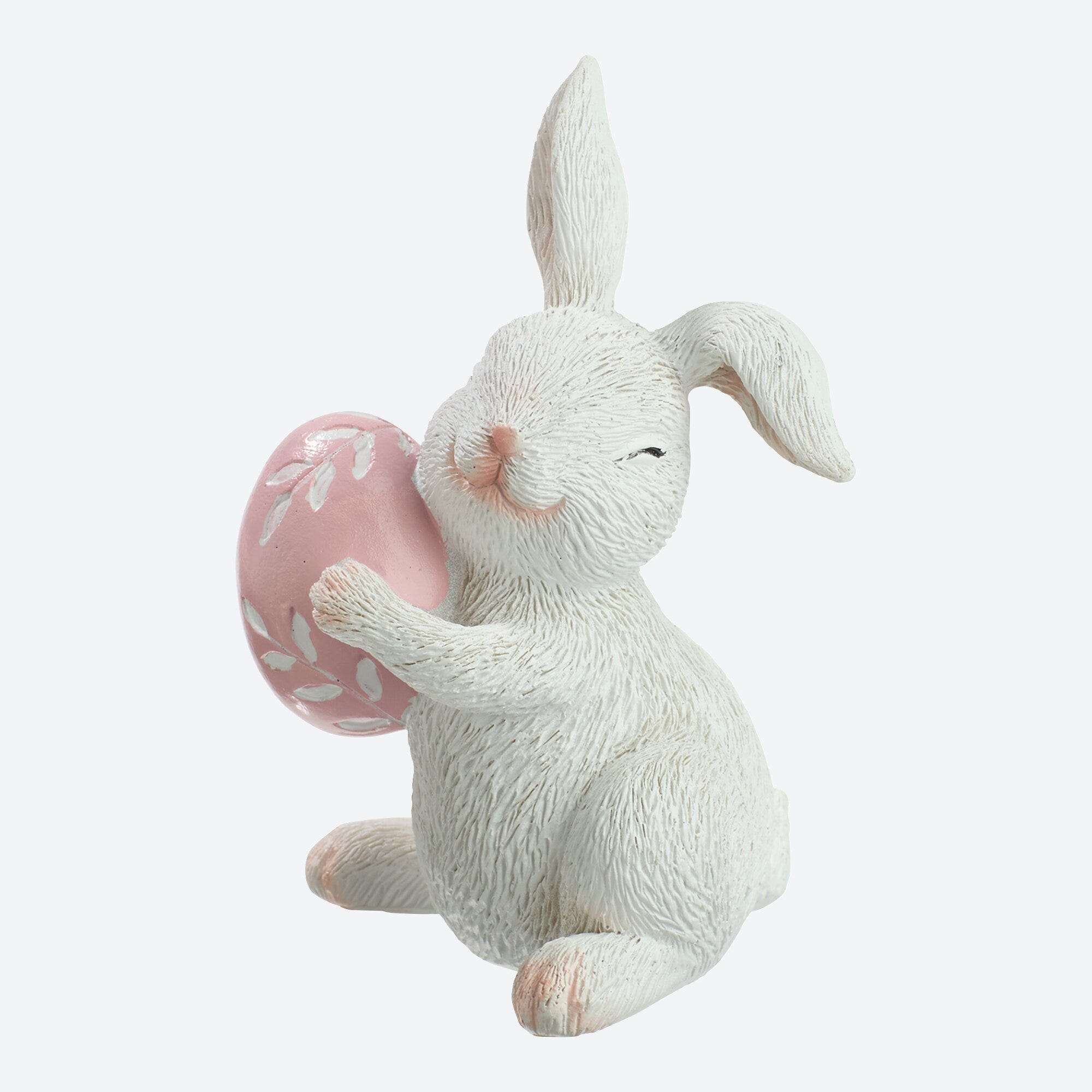 Deko-Figur Hase mit Ei, ca. 7x7x12cm