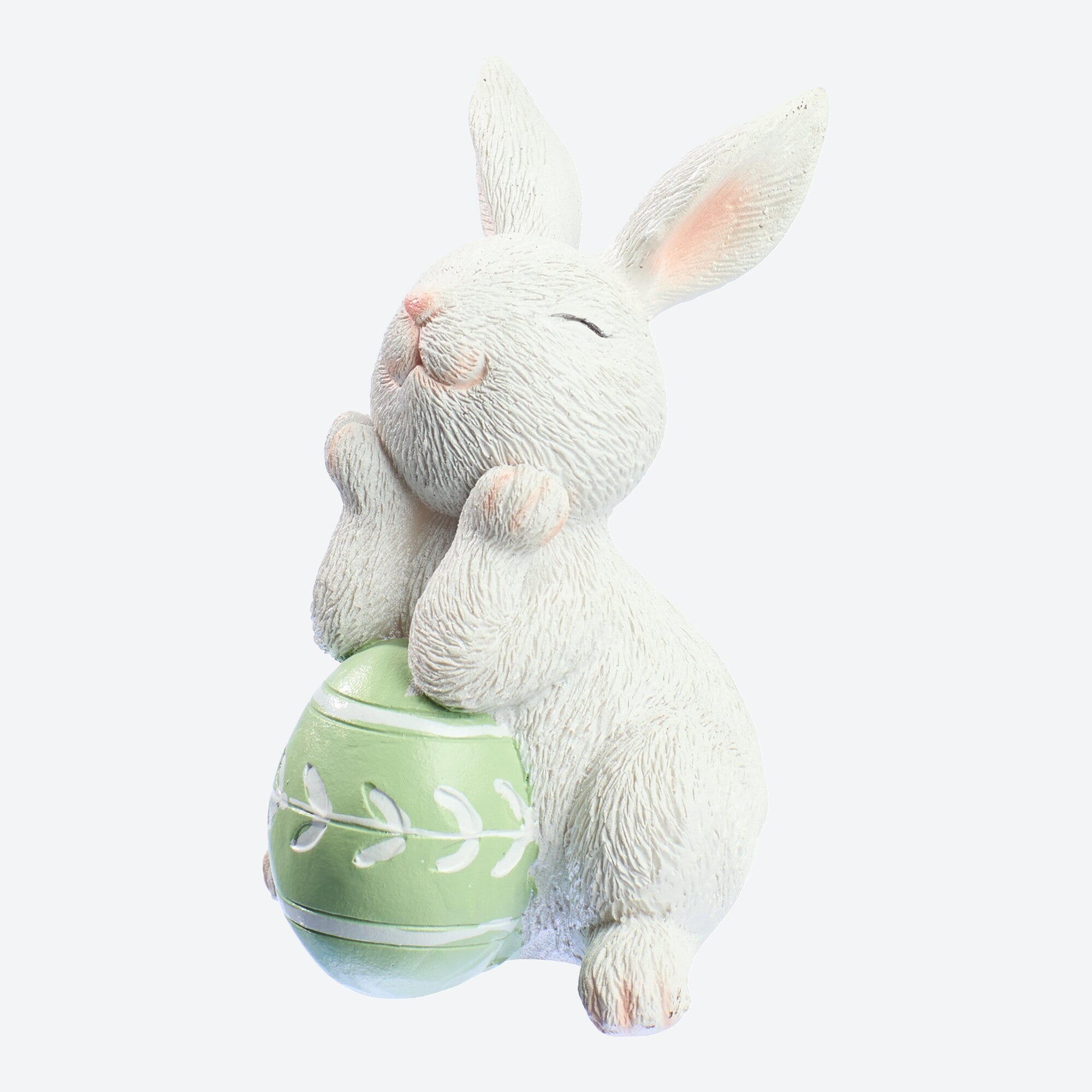 Deko-Figur Hase mit Ei, ca. 7x7x12cm