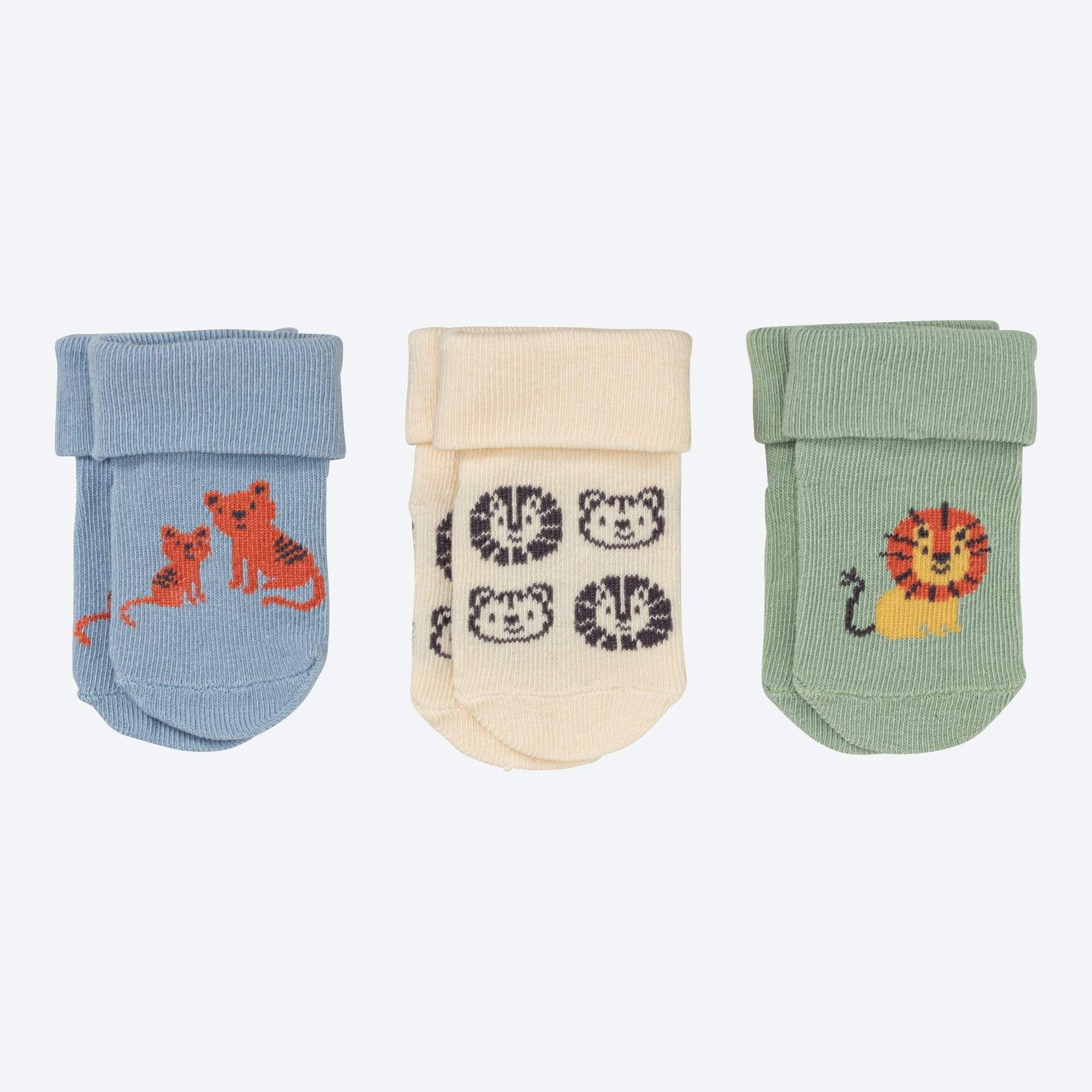 Baby-Socken in unterschiedlichen Designs, 3er-Pack