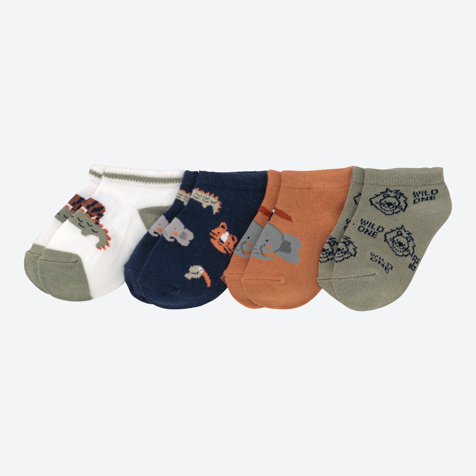 Baby-Jungen-Sneaker-Socken, 4er-Pack