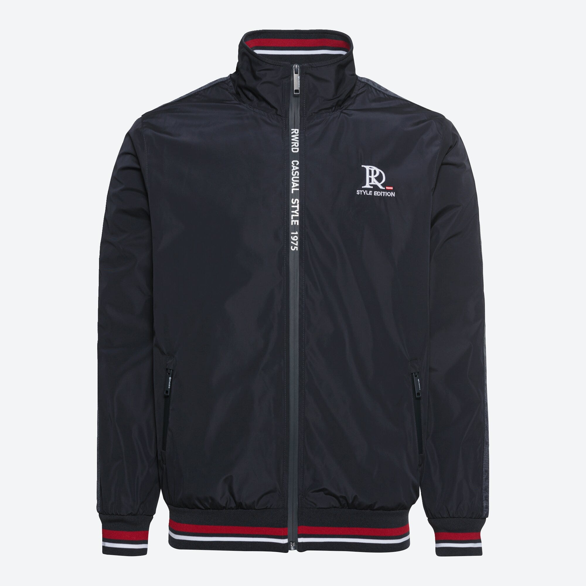 Herren-Bomberjacke mit Stehkragen
