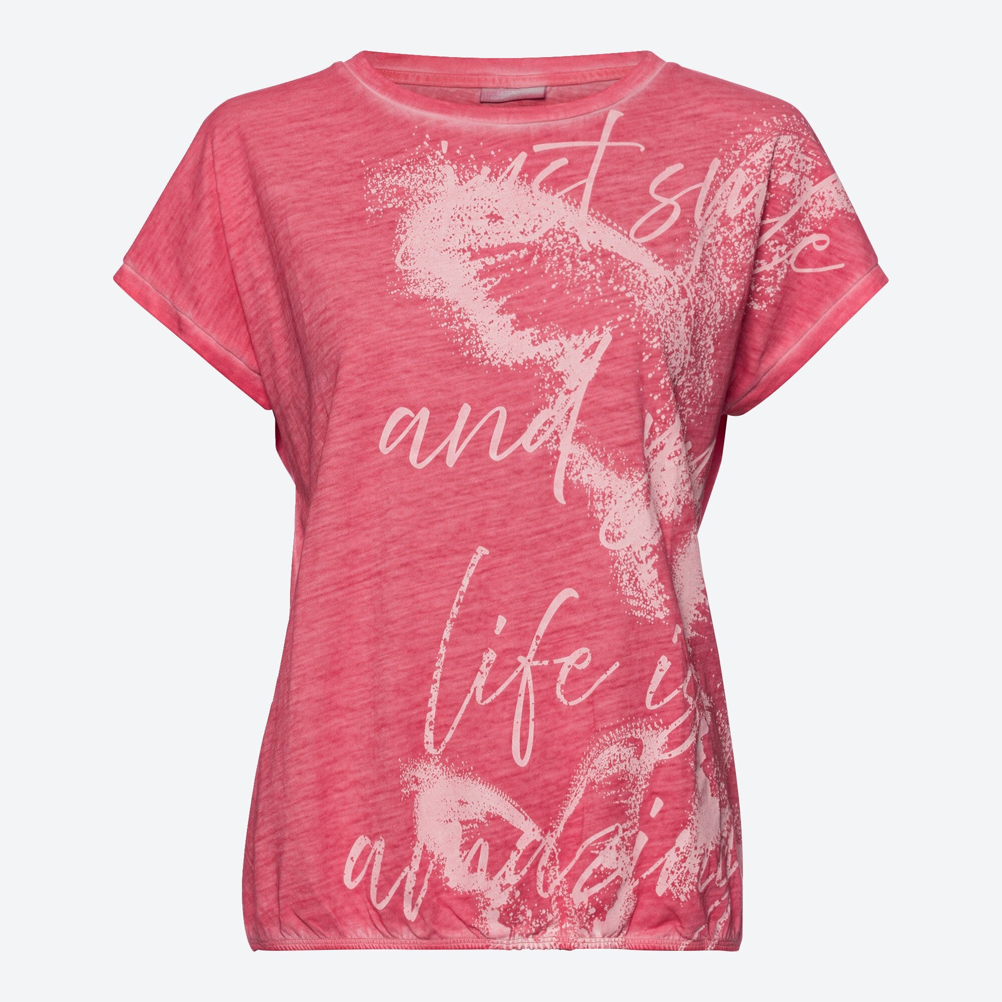 Damen-T-Shirt mit Oilwash