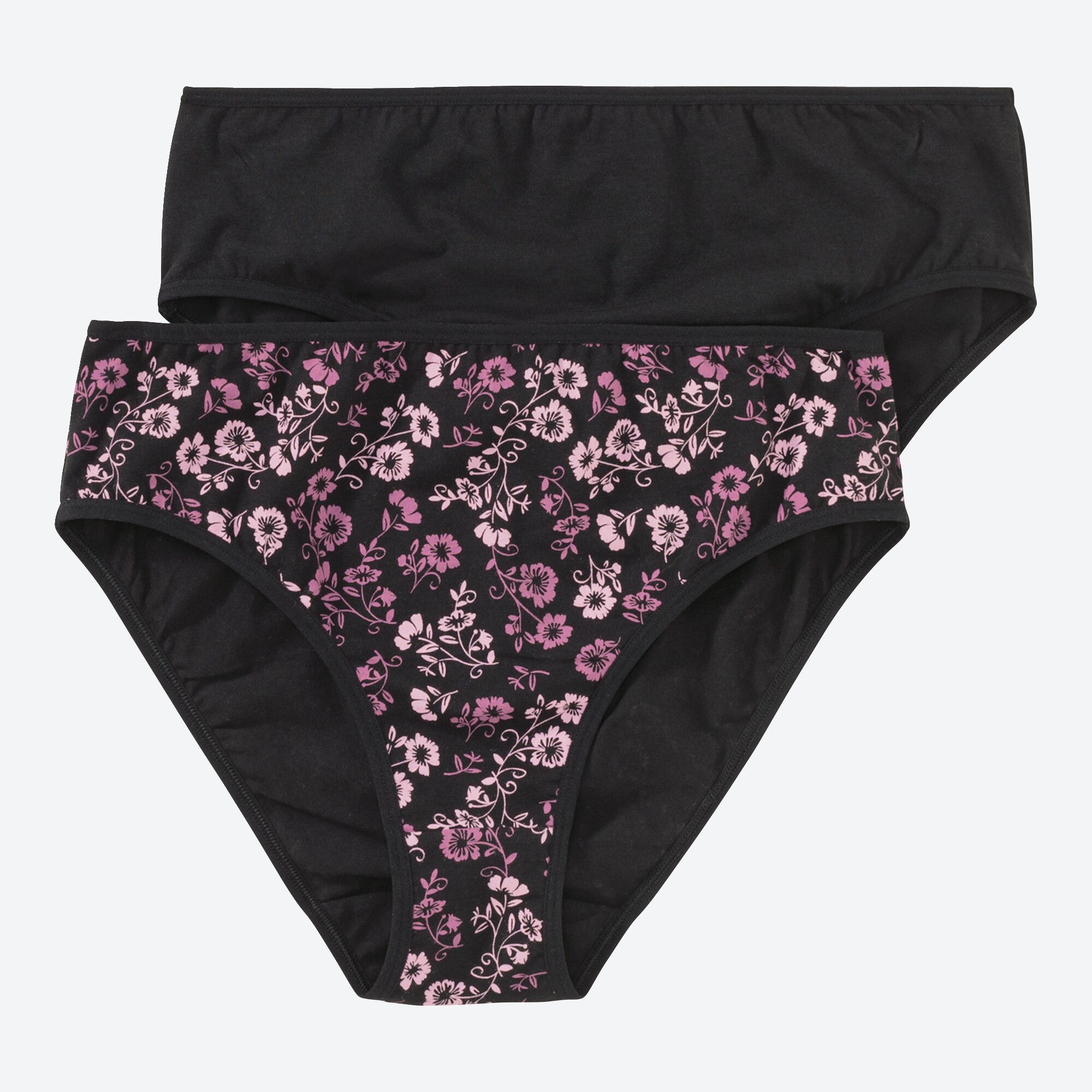 Damen-Rioslip mit Blumen-Muster, 2er-Pack