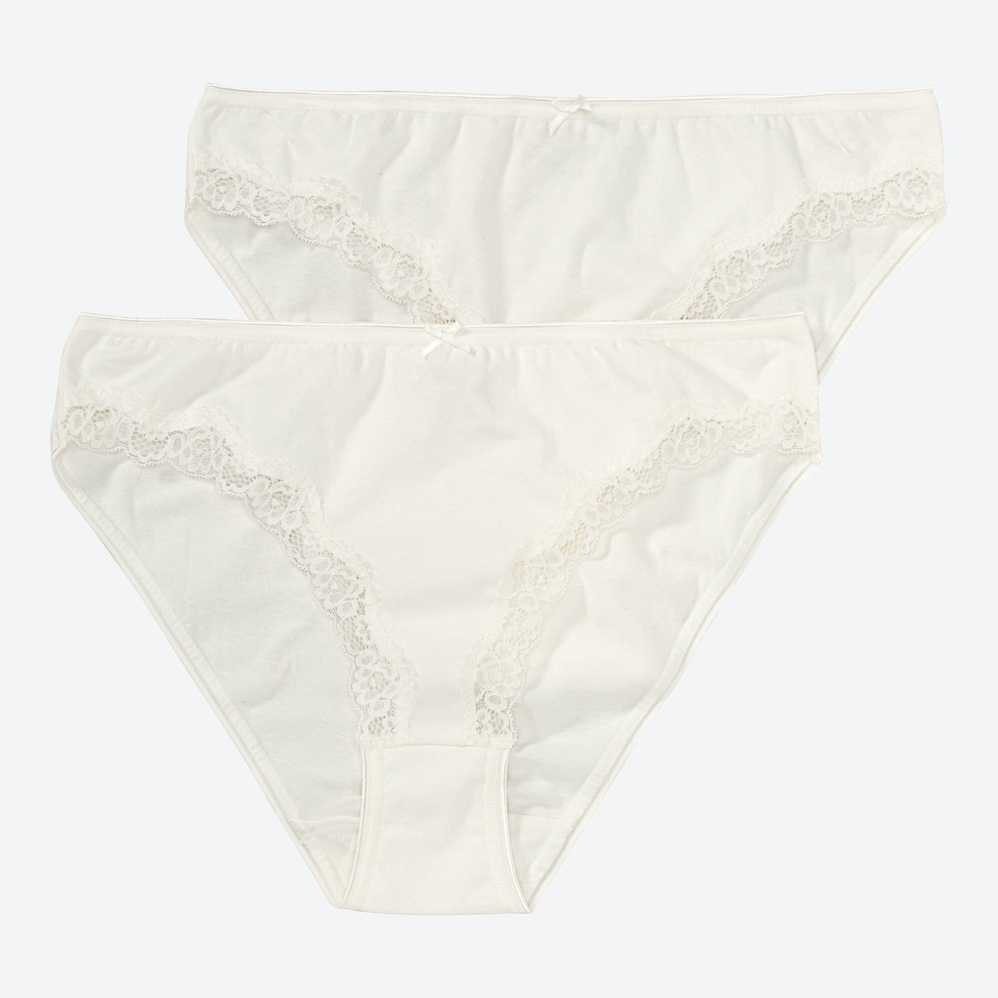 Damen-Minislip mit Spitze, 2er-Pack