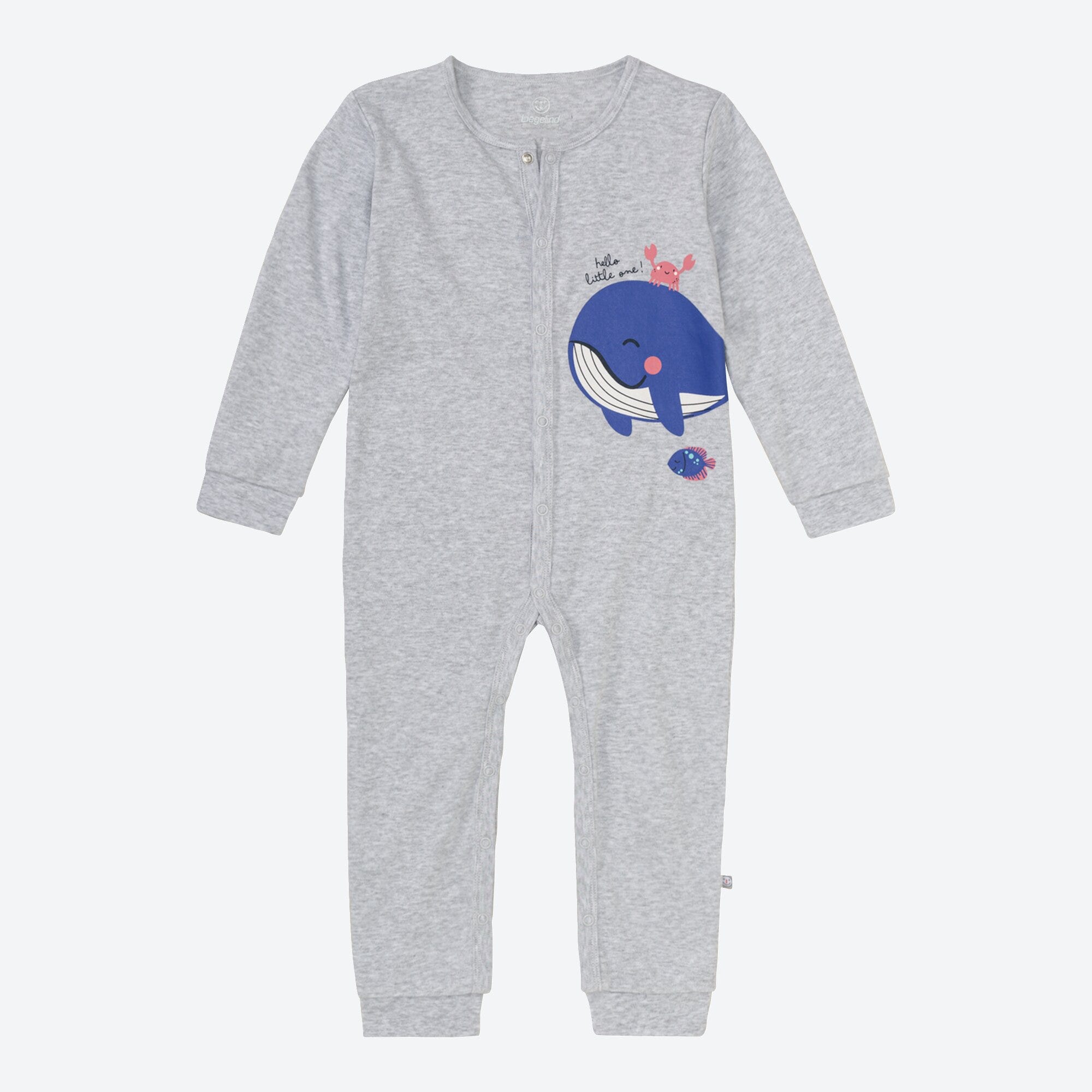 Baby-Jungen-Schlafanzug mit Knopfleiste