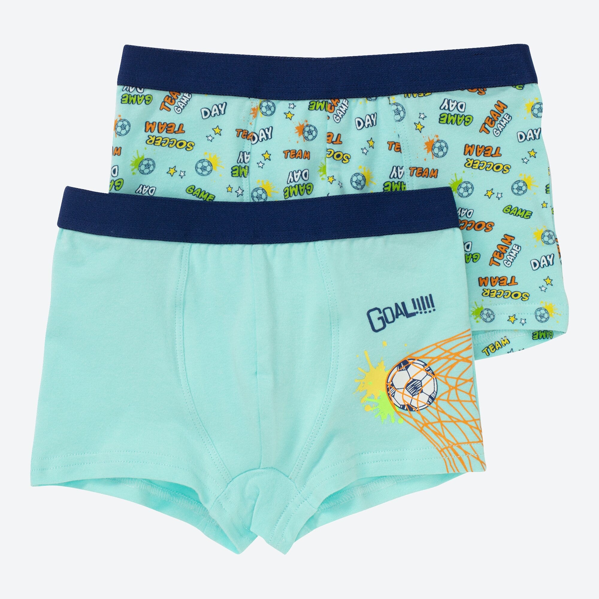 Kinder-Jungen-Retroshorts in verschiedenen Designs, 2er-Pack