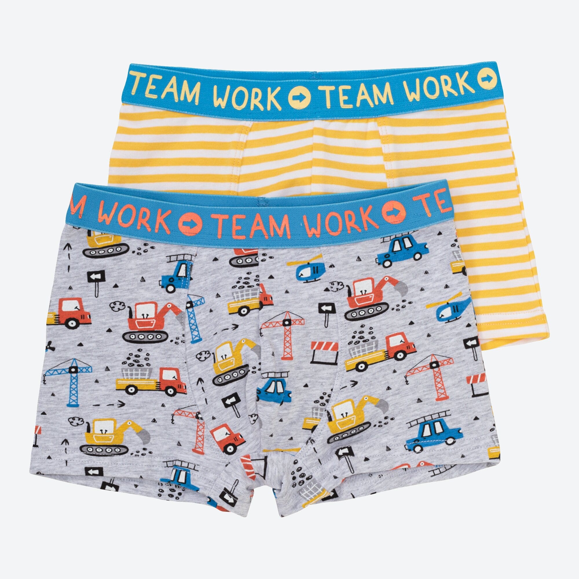 Kinder-Jungen-Retroshorts mit verschiedenen Designs, 2er-Pack