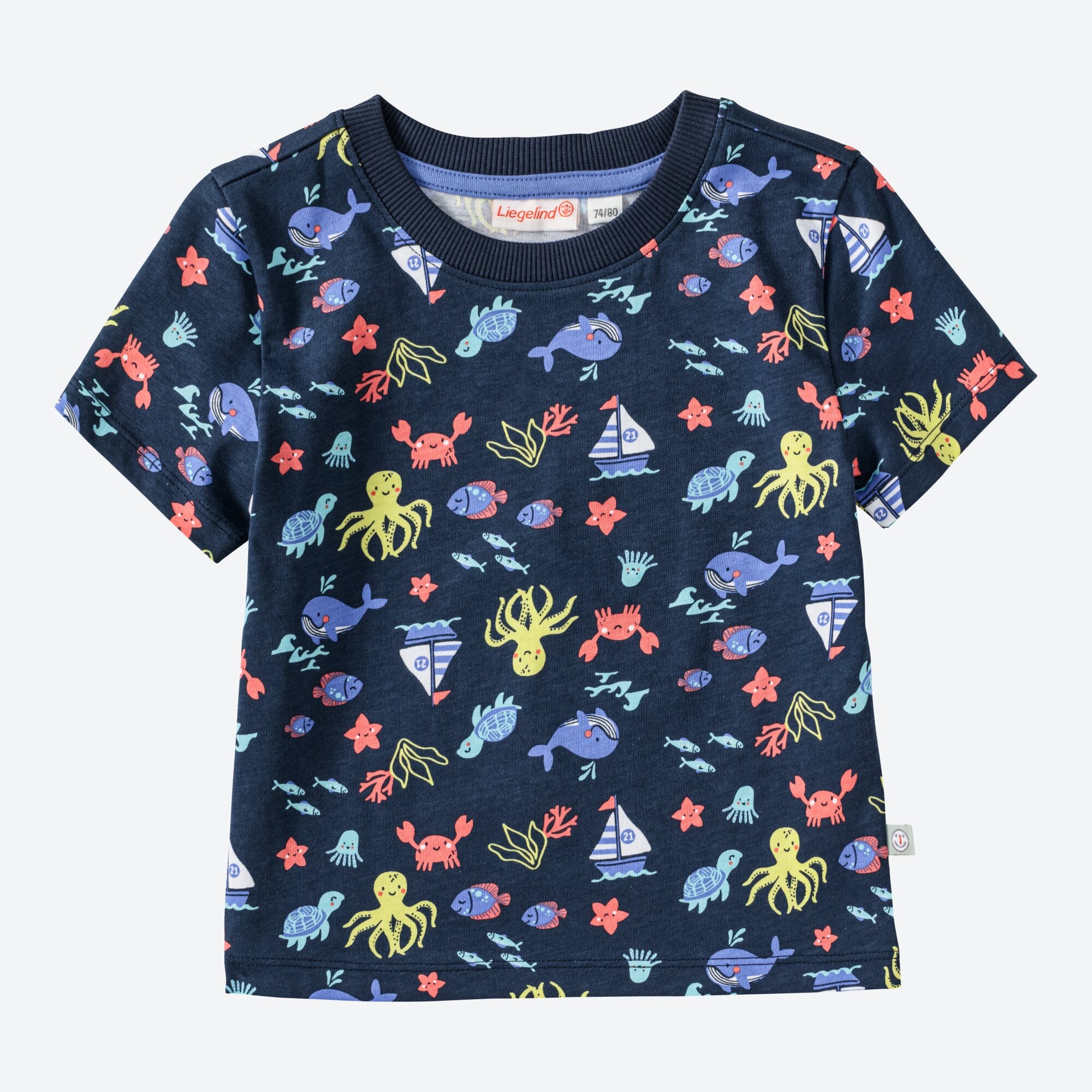 Baby-Jungen-T-Shirt aus Baumwolle