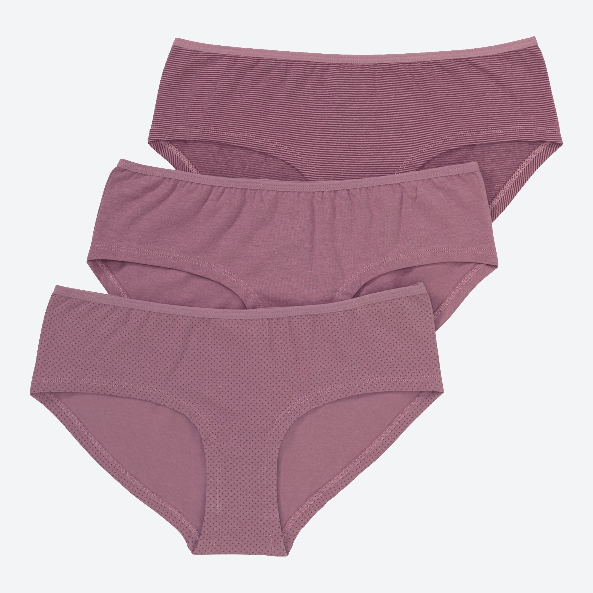 Damen-Panty mit Mustermix, 3er-Pack