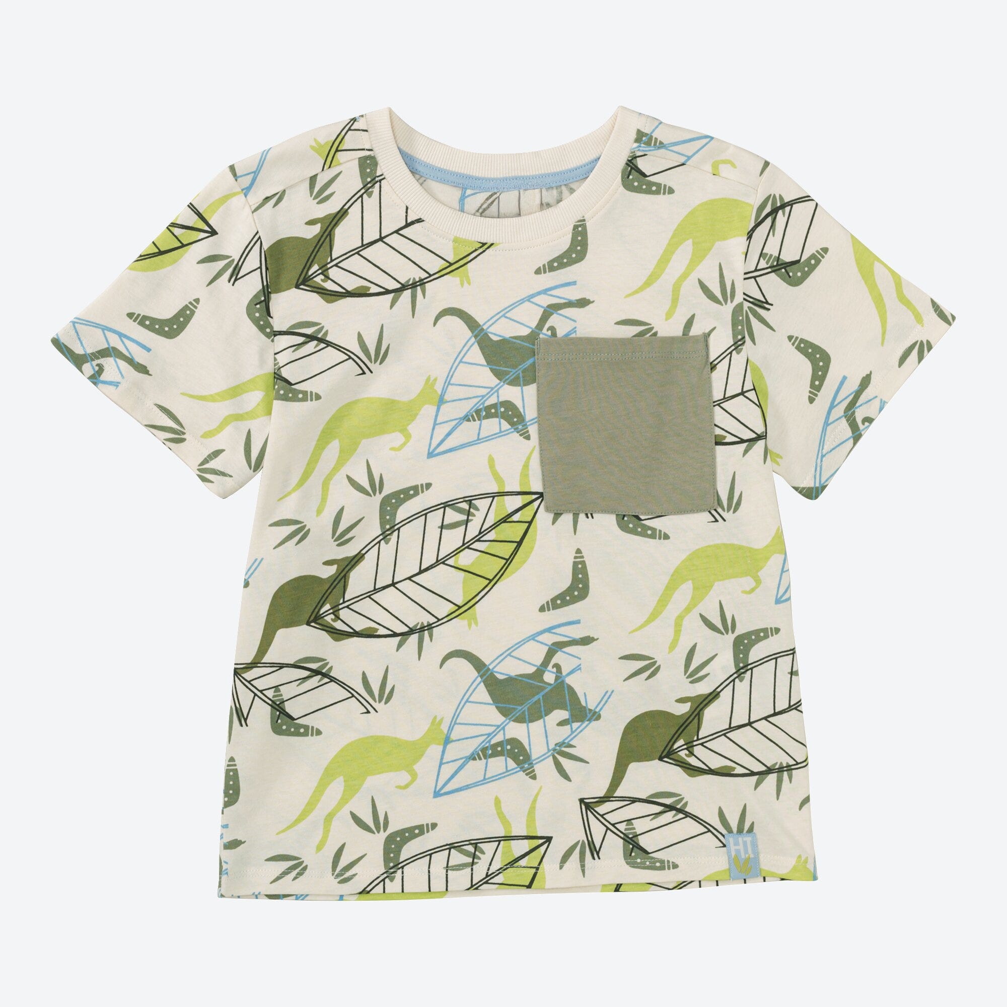 Kinder-Jungen-T-Shirt mit Brusttasche