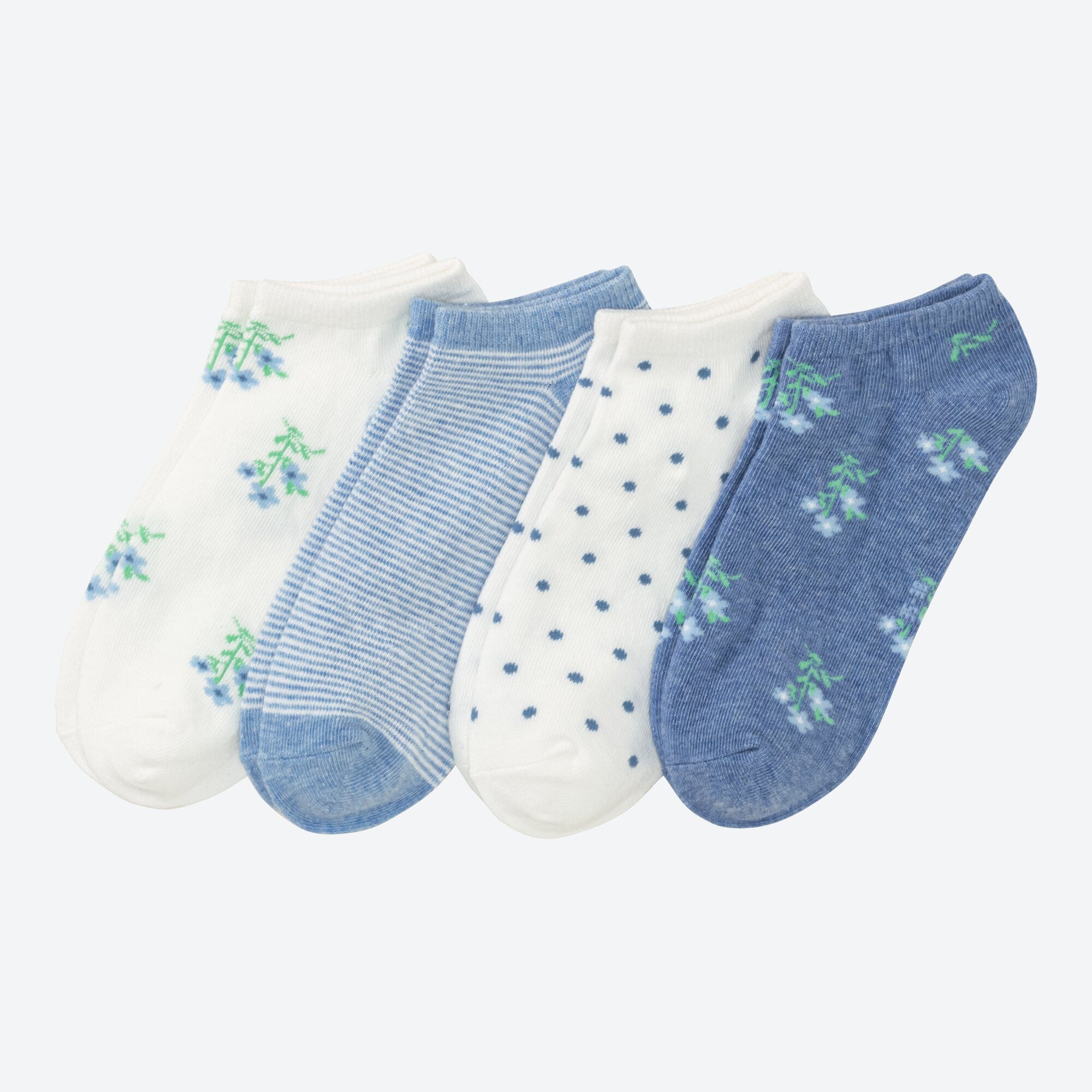 Damen-Sneaker-Socken, 4er-Pack