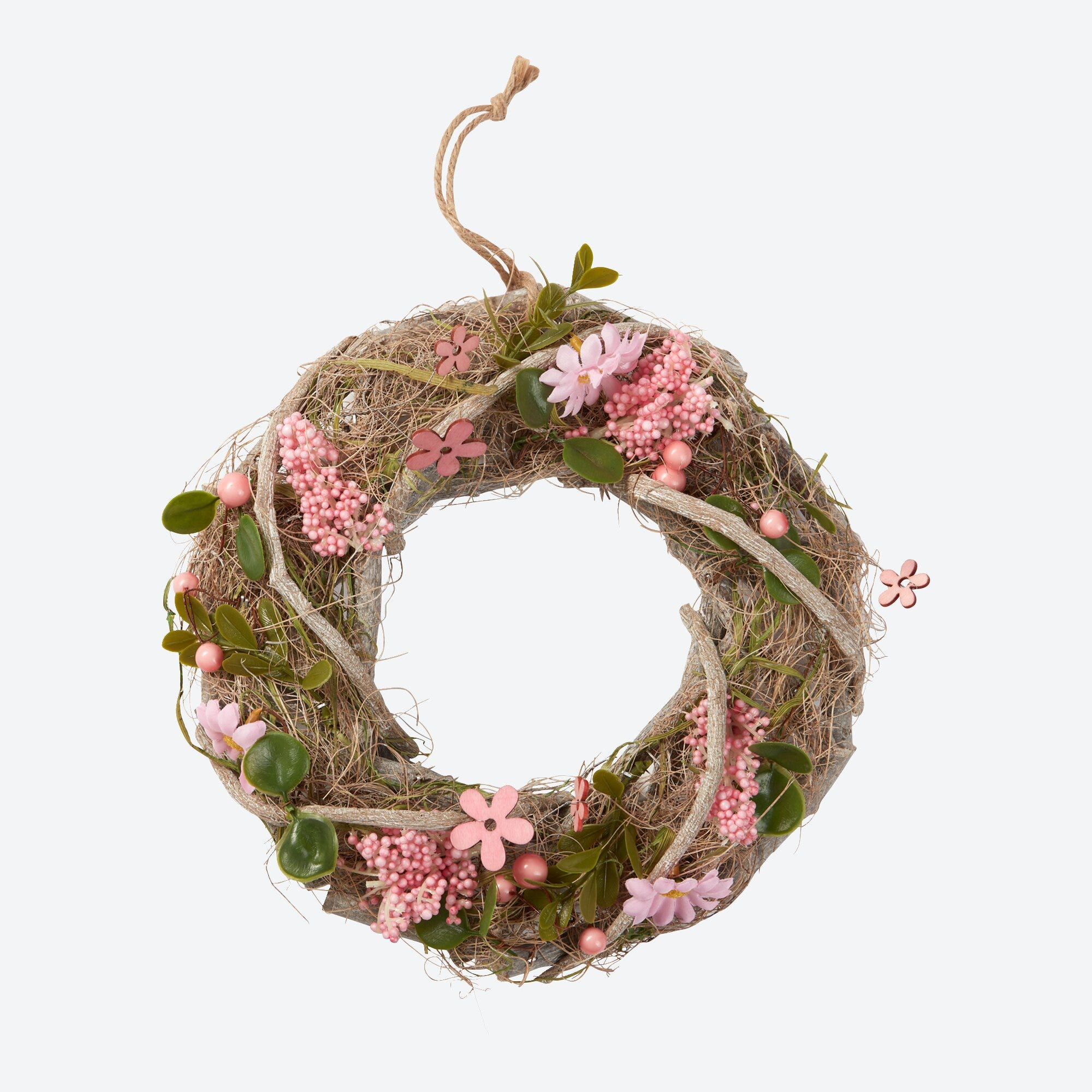 Deko-Kranz mit Blumendesign, Ø ca. 25cm