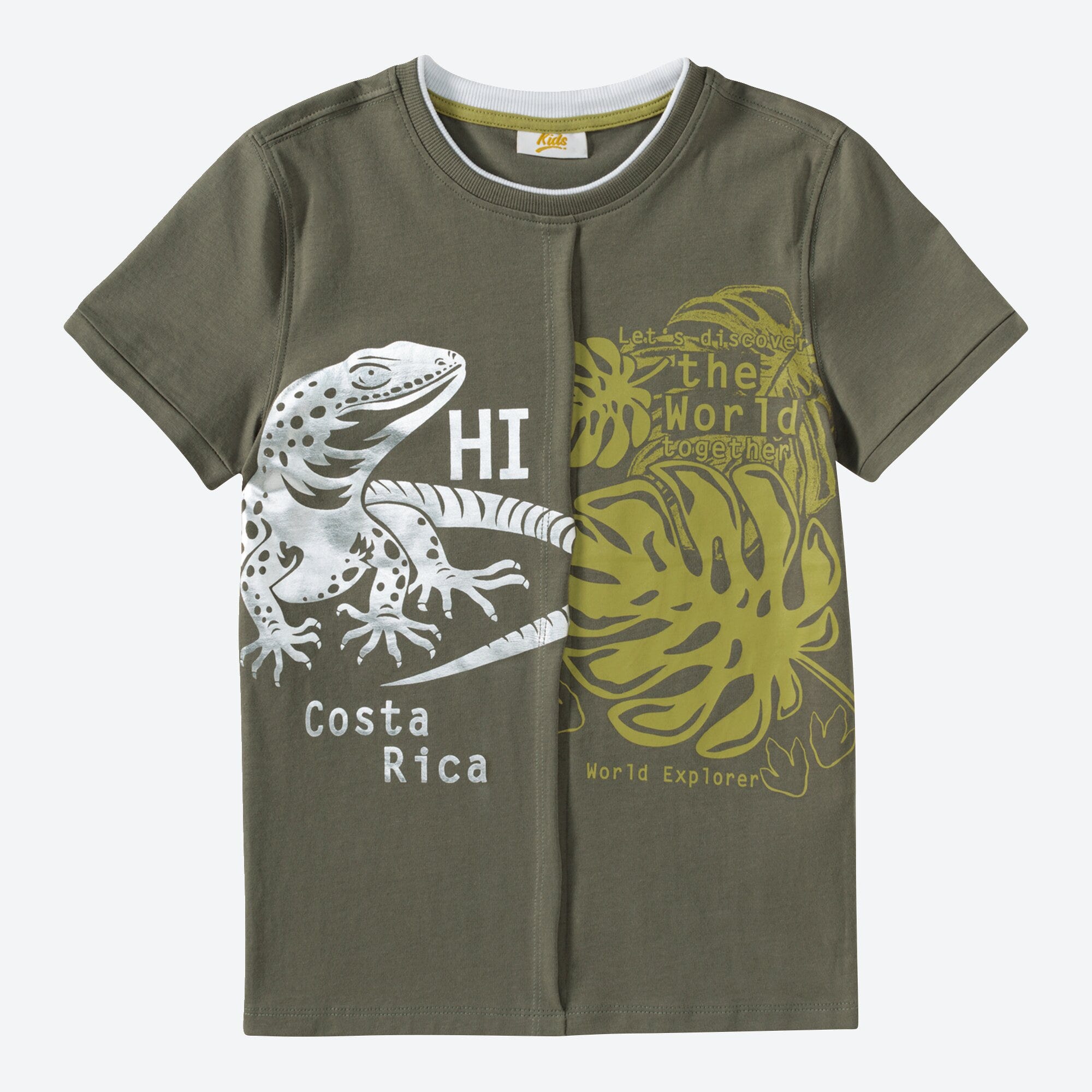 Kinder-Jungen-T-Shirt mit Foliendruck